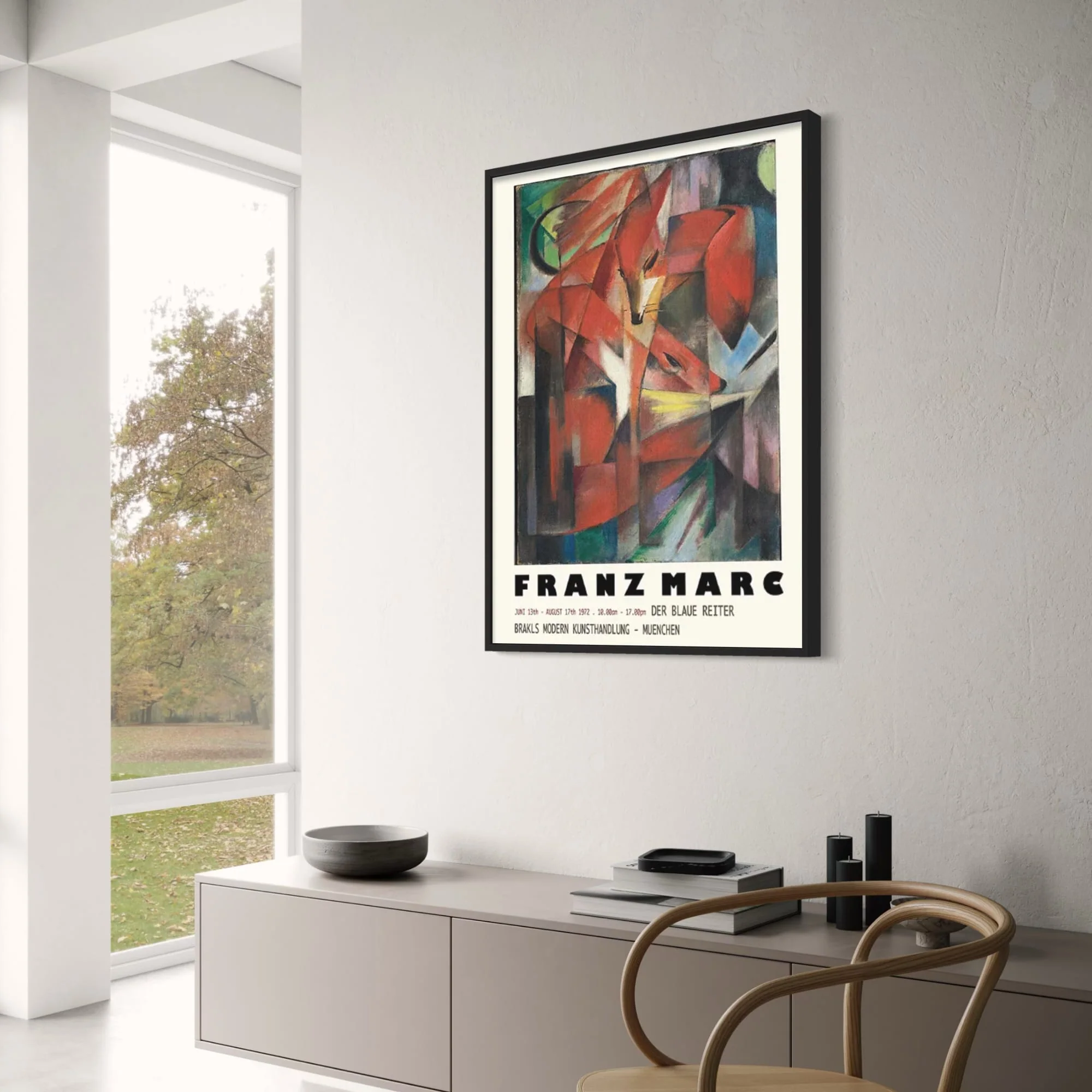 Franz Marc | The Foxes | Vibrant Wildlife Art - Image 3