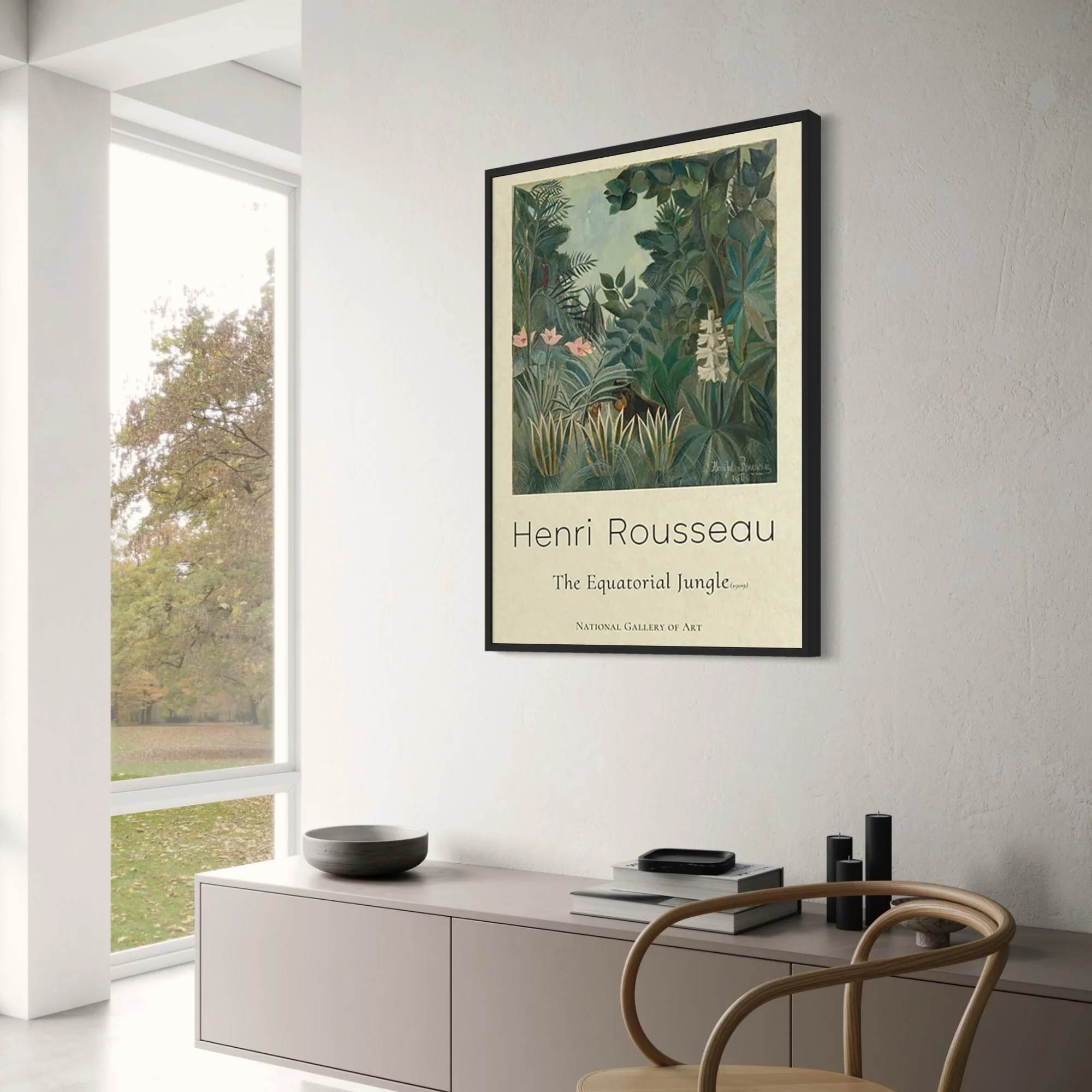 Henri Rousseau | The Equatorial Jungle | Vintage Botanical Scene - Image 3