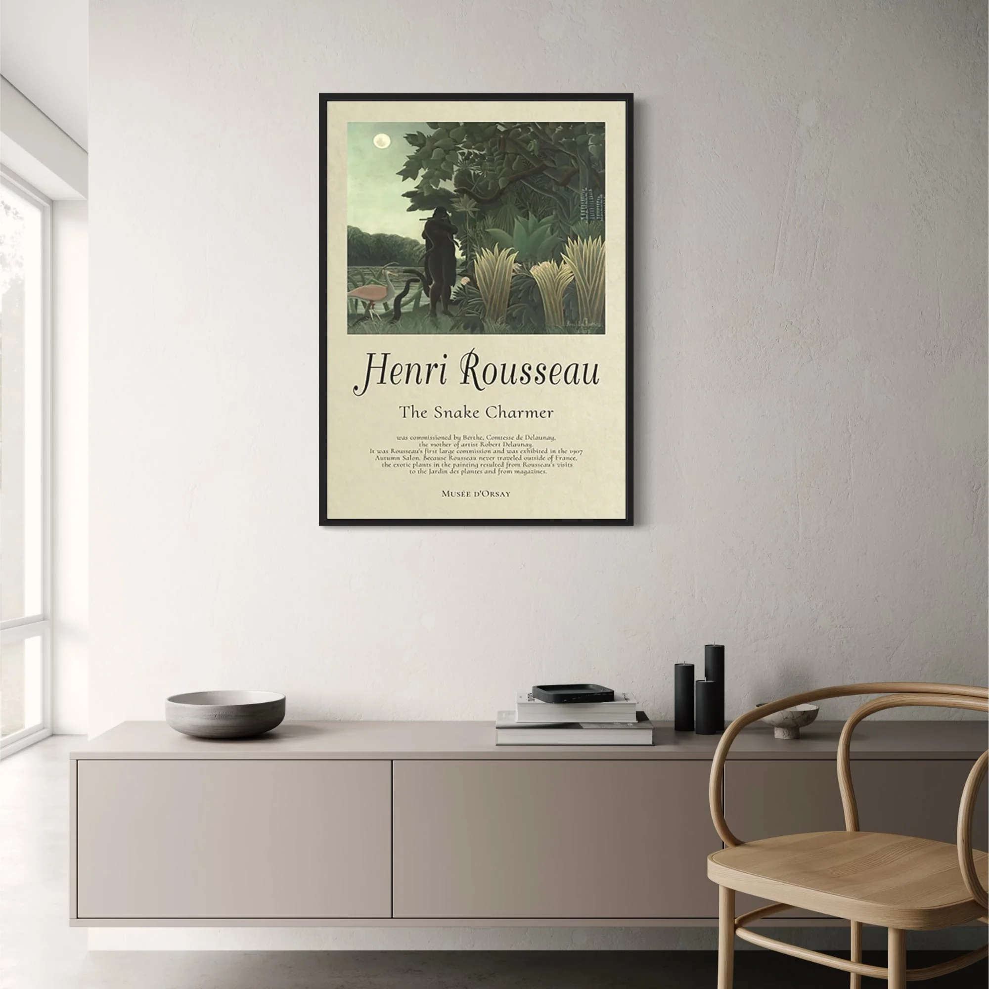 The Snake Charmer | Henri Rousseau | Exotic Jungle Scene - Image 2