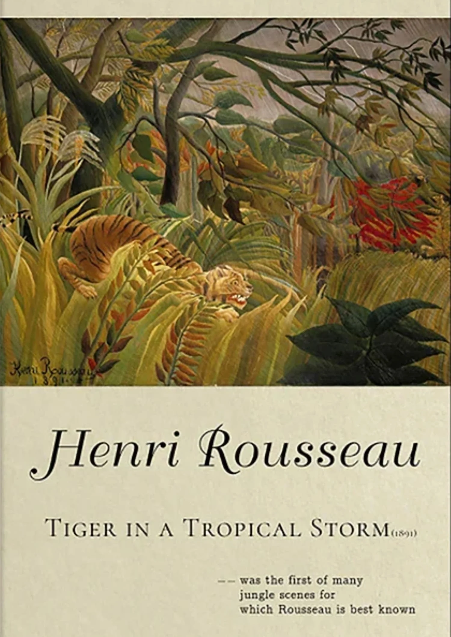 Henri Rousseau | Tiger in a Tropical Storm | Jungle Artwork - Image 4