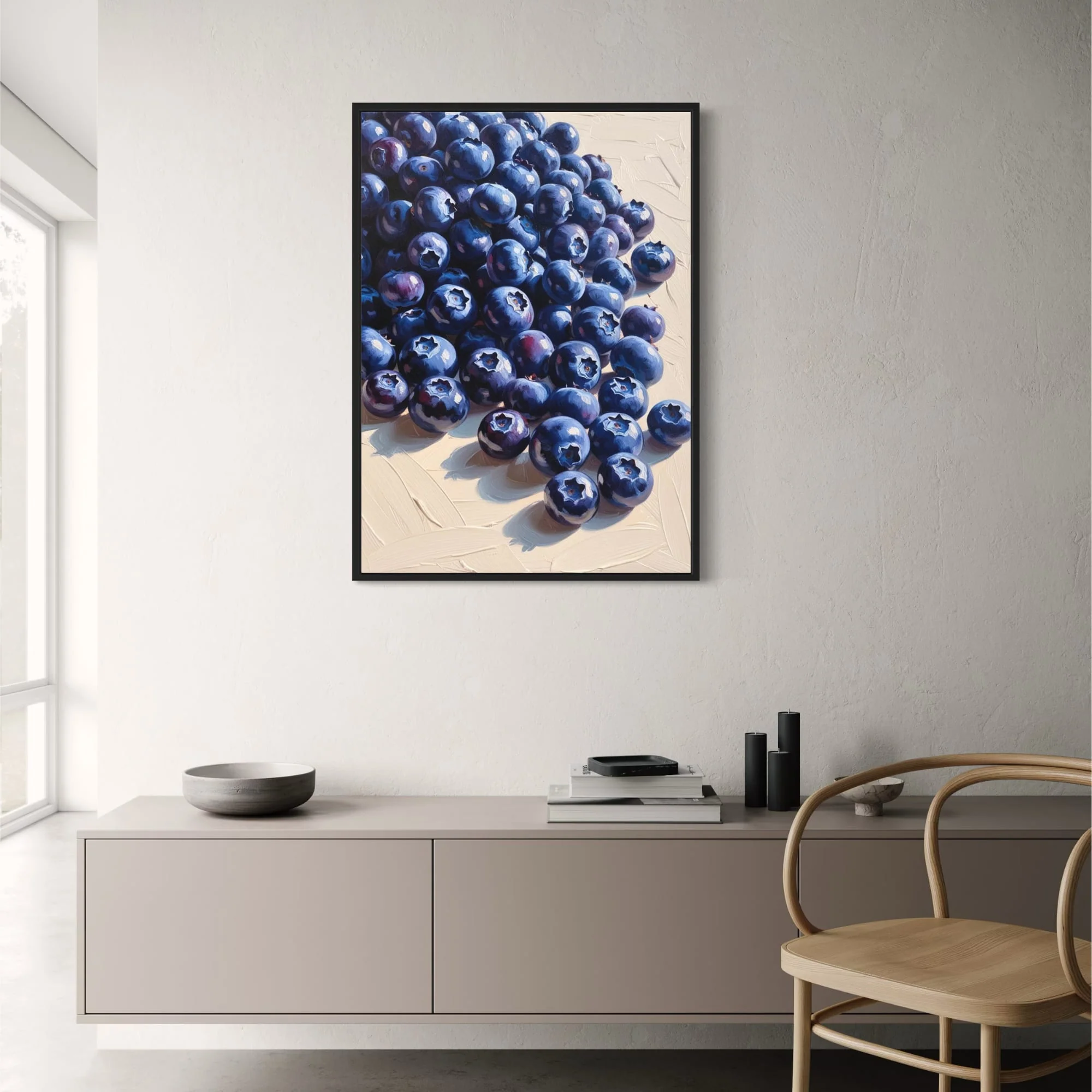Blueberry Culinary Art | Kitchen Decor - Image 2