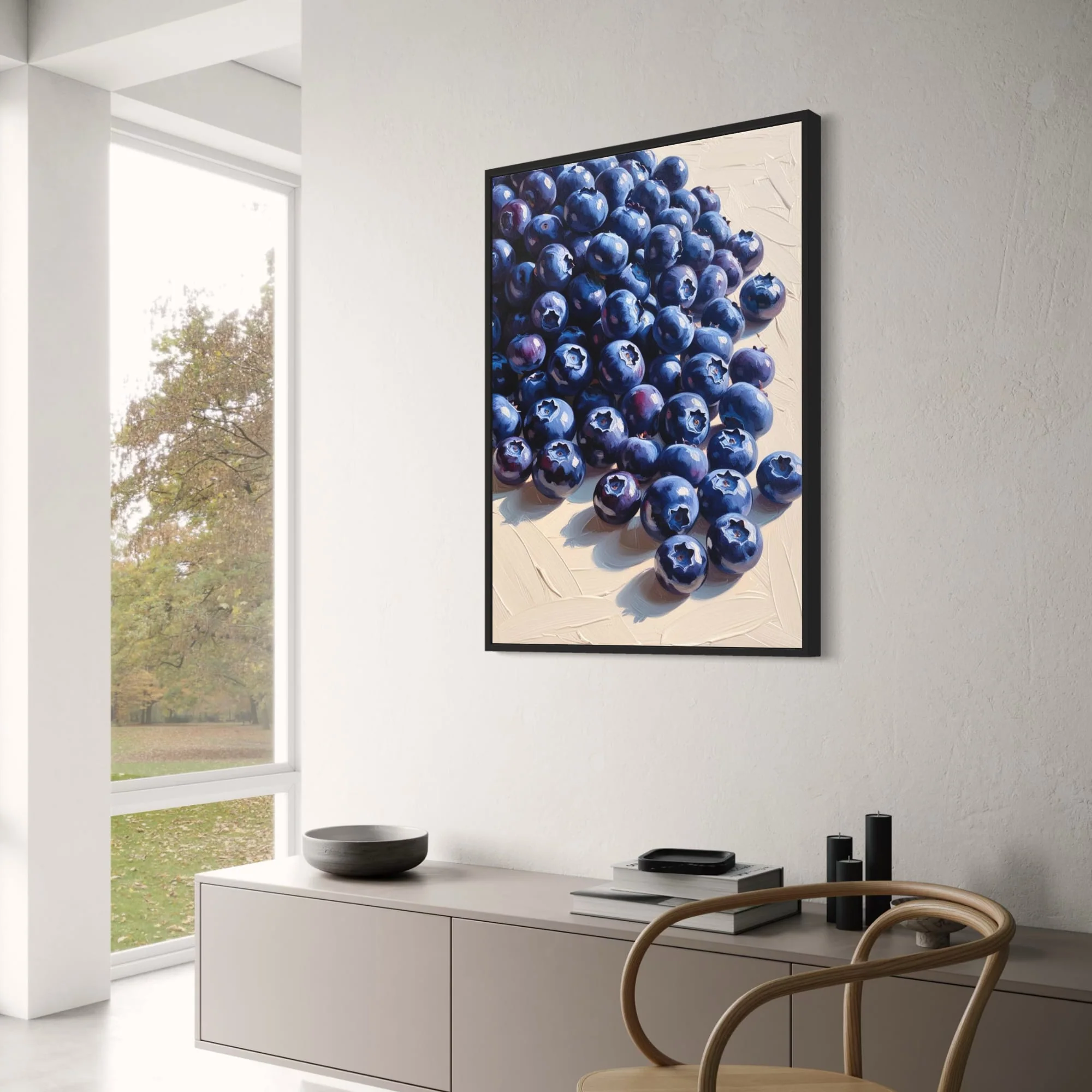 Blueberry Culinary Art | Kitchen Decor - Image 3
