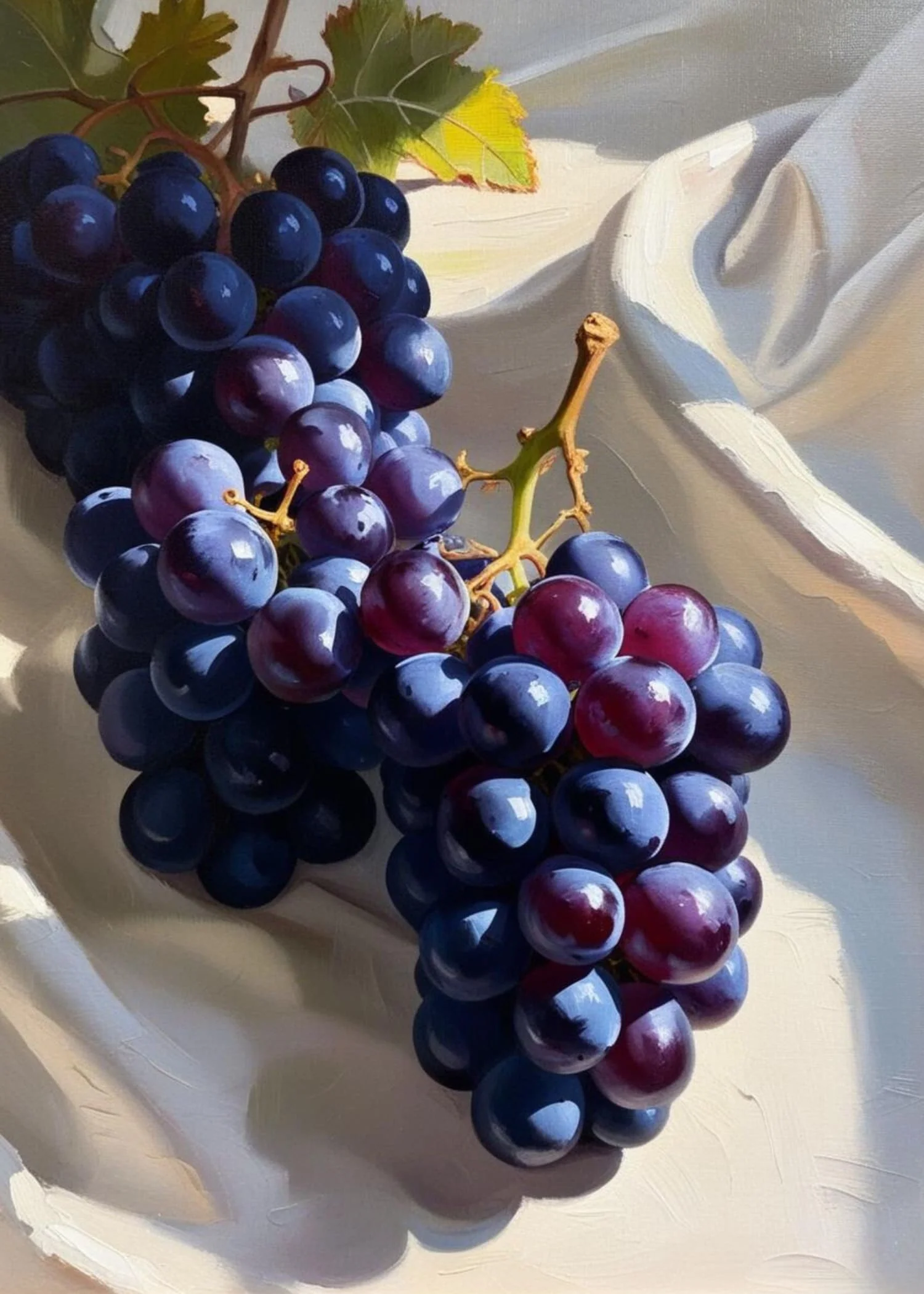 Dark Black Grapes | Elegant Gallery Print - Image 4