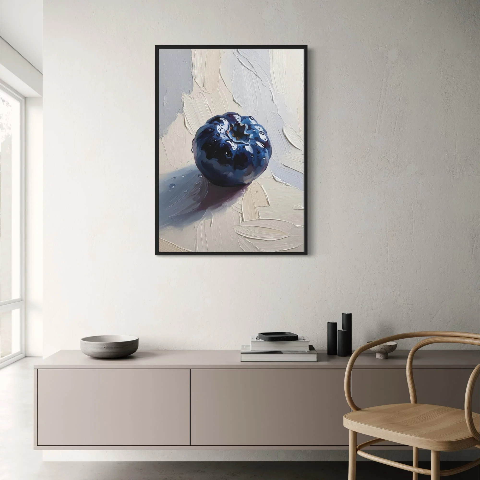 Fresh Blueberries | Vibrant Kitchen Art - Image 2