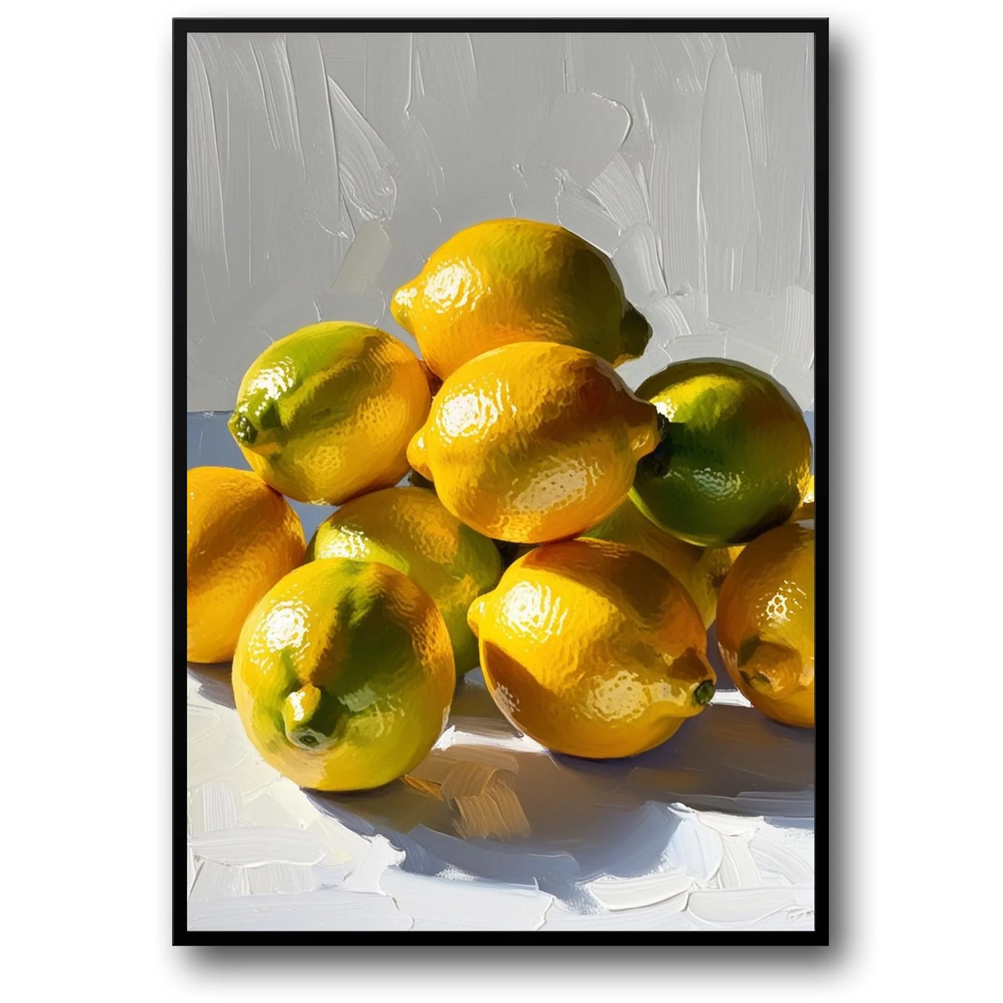 Homegrown Lemons | Vibrant Citrus Art
