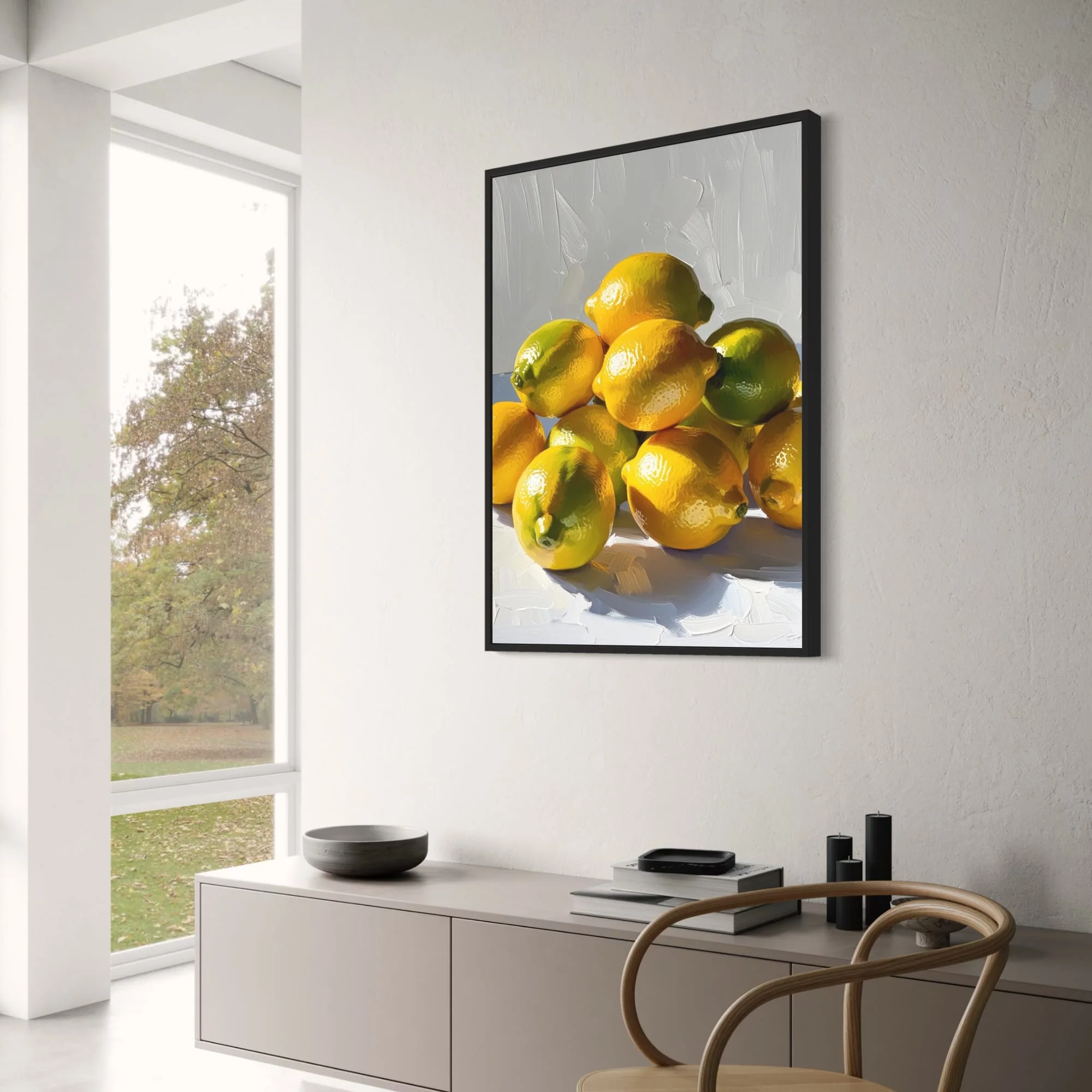 Homegrown Lemons | Vibrant Citrus Art - Image 3