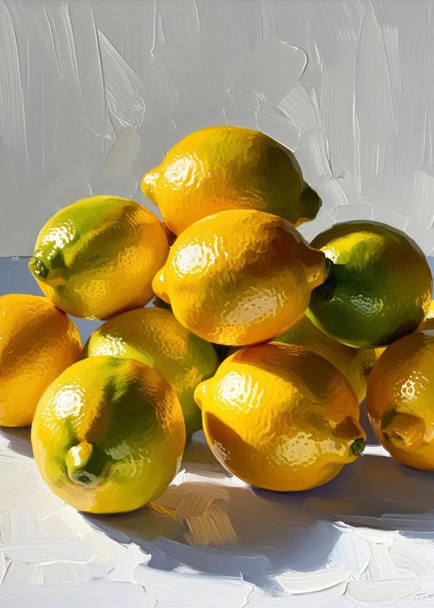 Homegrown Lemons | Vibrant Citrus Art - Image 4