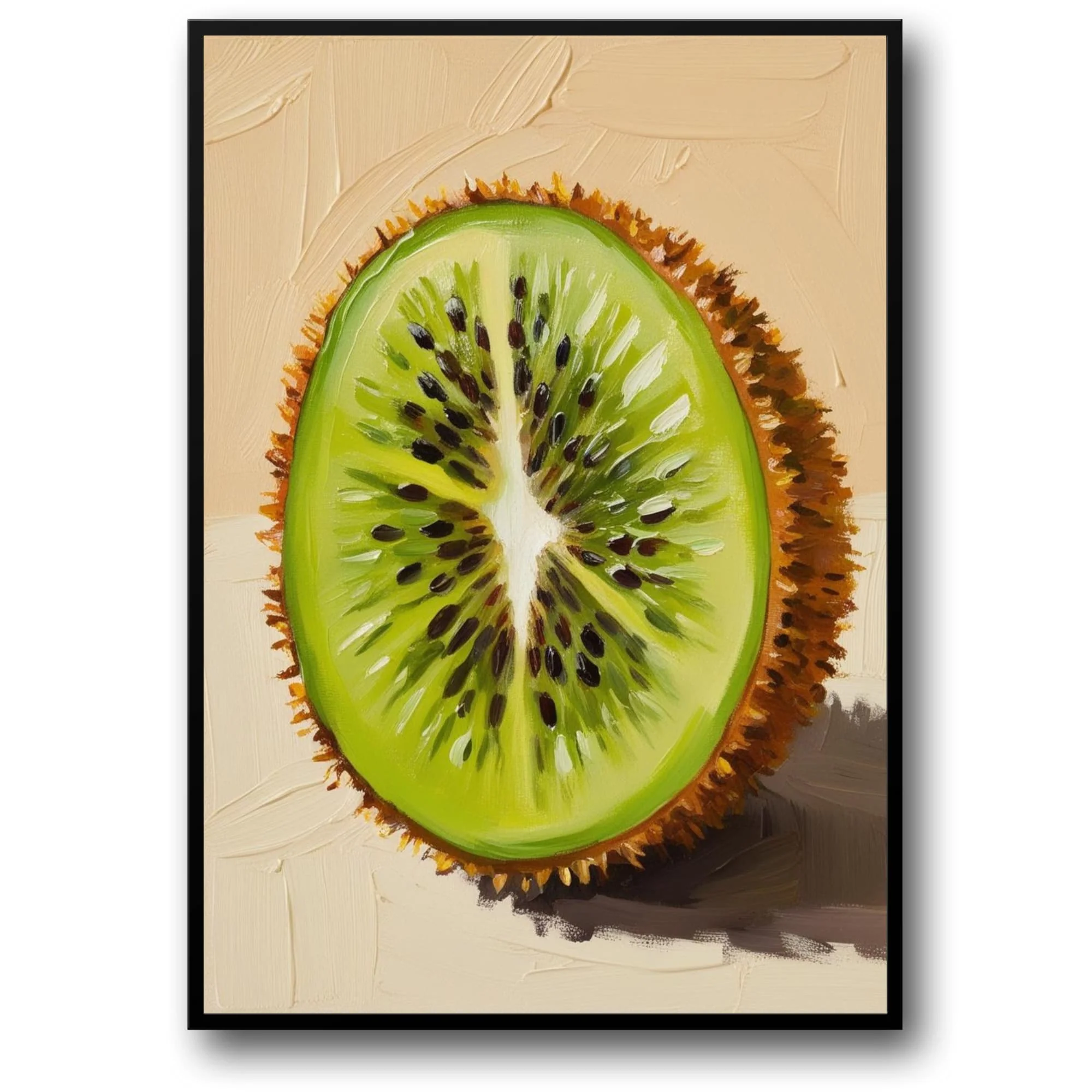 Fresh Kiwi | Vibrant Botanical Illustration