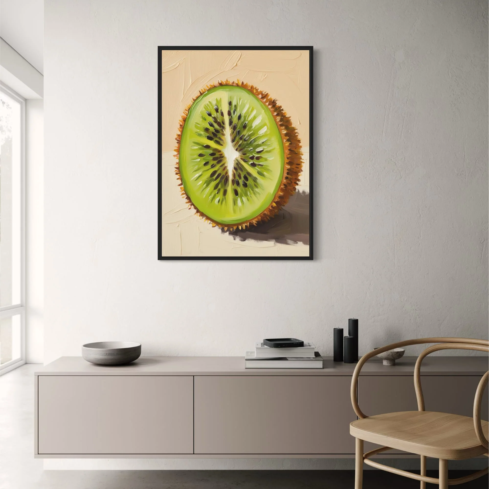 Fresh Kiwi | Vibrant Botanical Illustration - Image 2