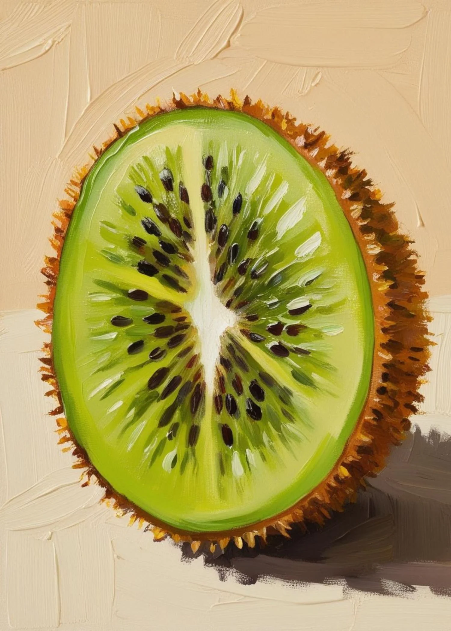 Fresh Kiwi | Vibrant Botanical Illustration - Image 4