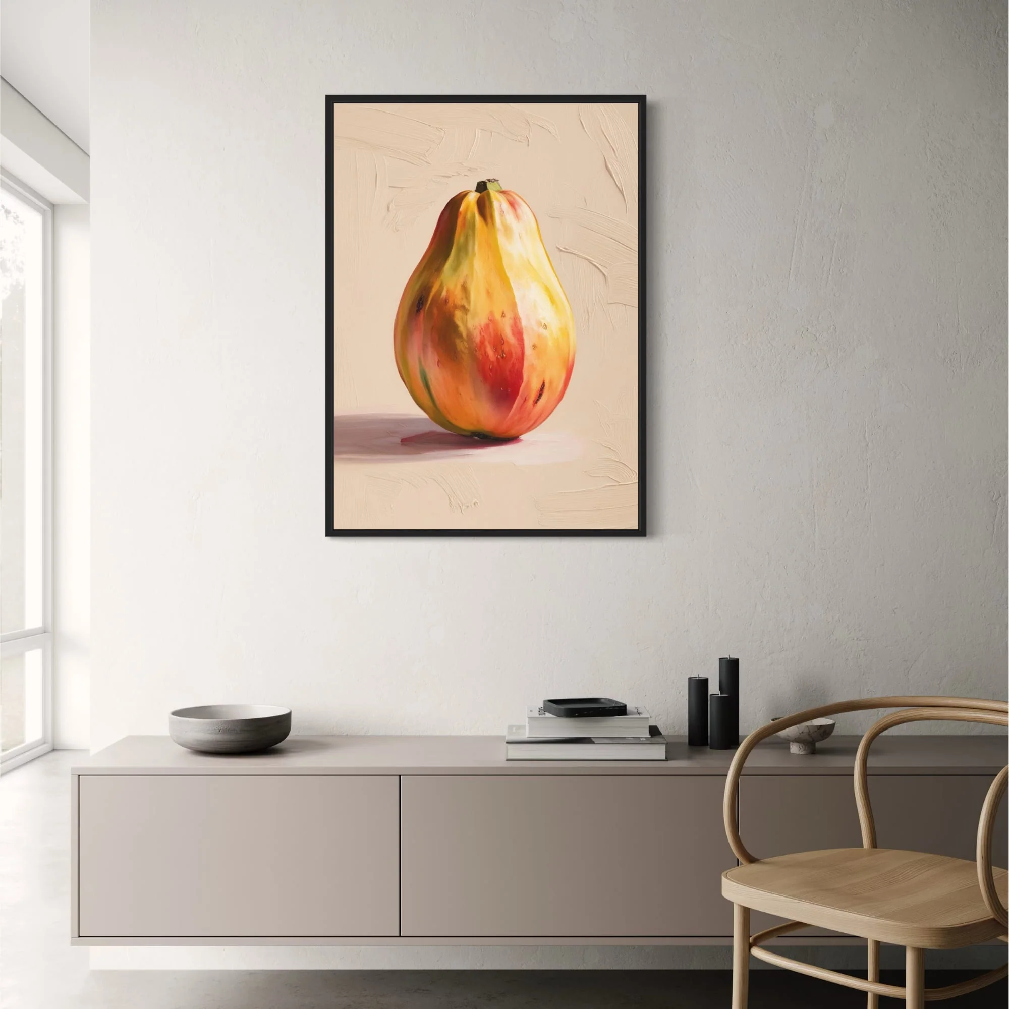 Papaya Botanical Print | Vibrant Nature Illustration - Image 2