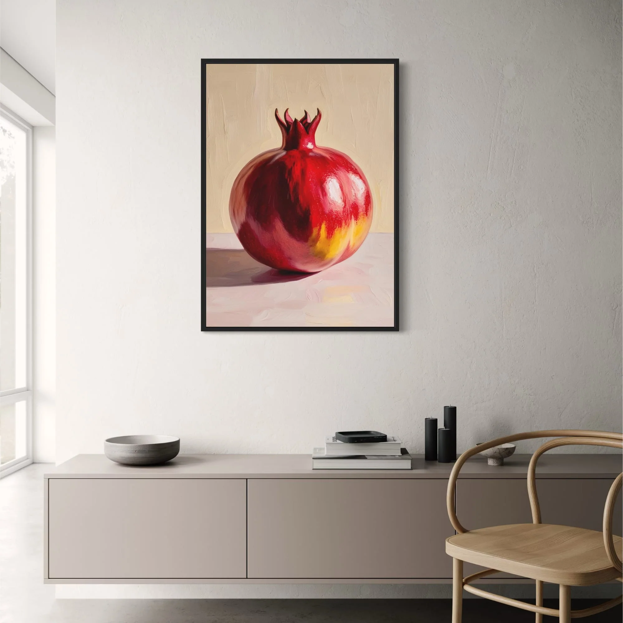 Vibrant Pomegranate | Colorful Botanical Art - Image 2