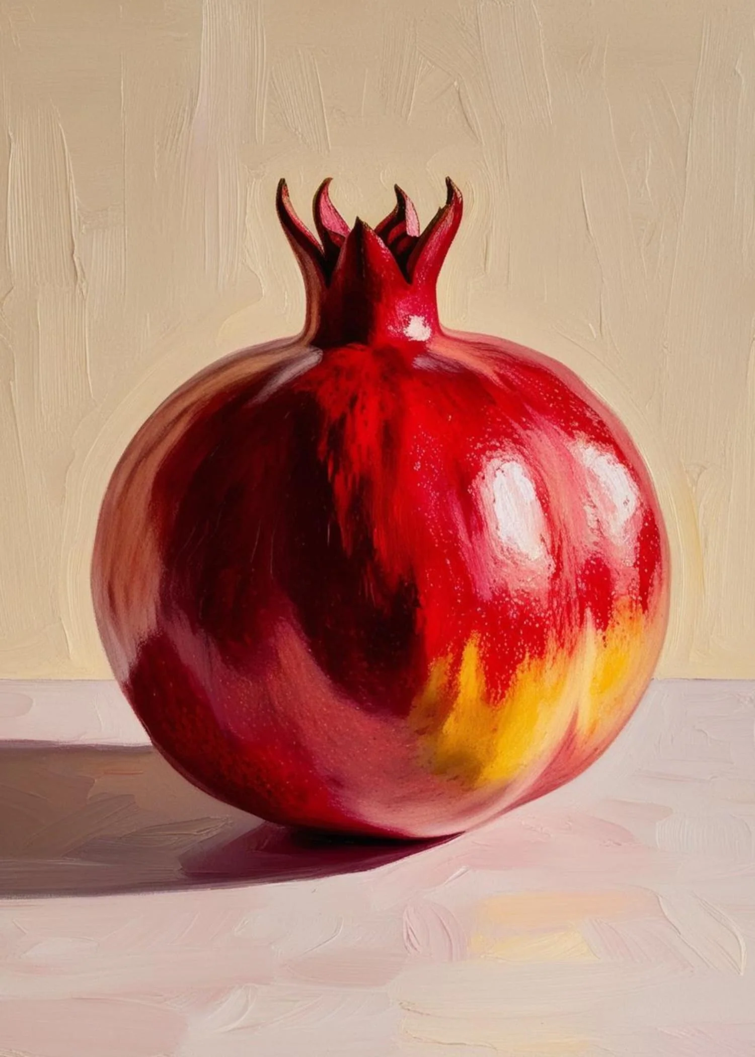 Vibrant Pomegranate | Colorful Botanical Art - Image 4