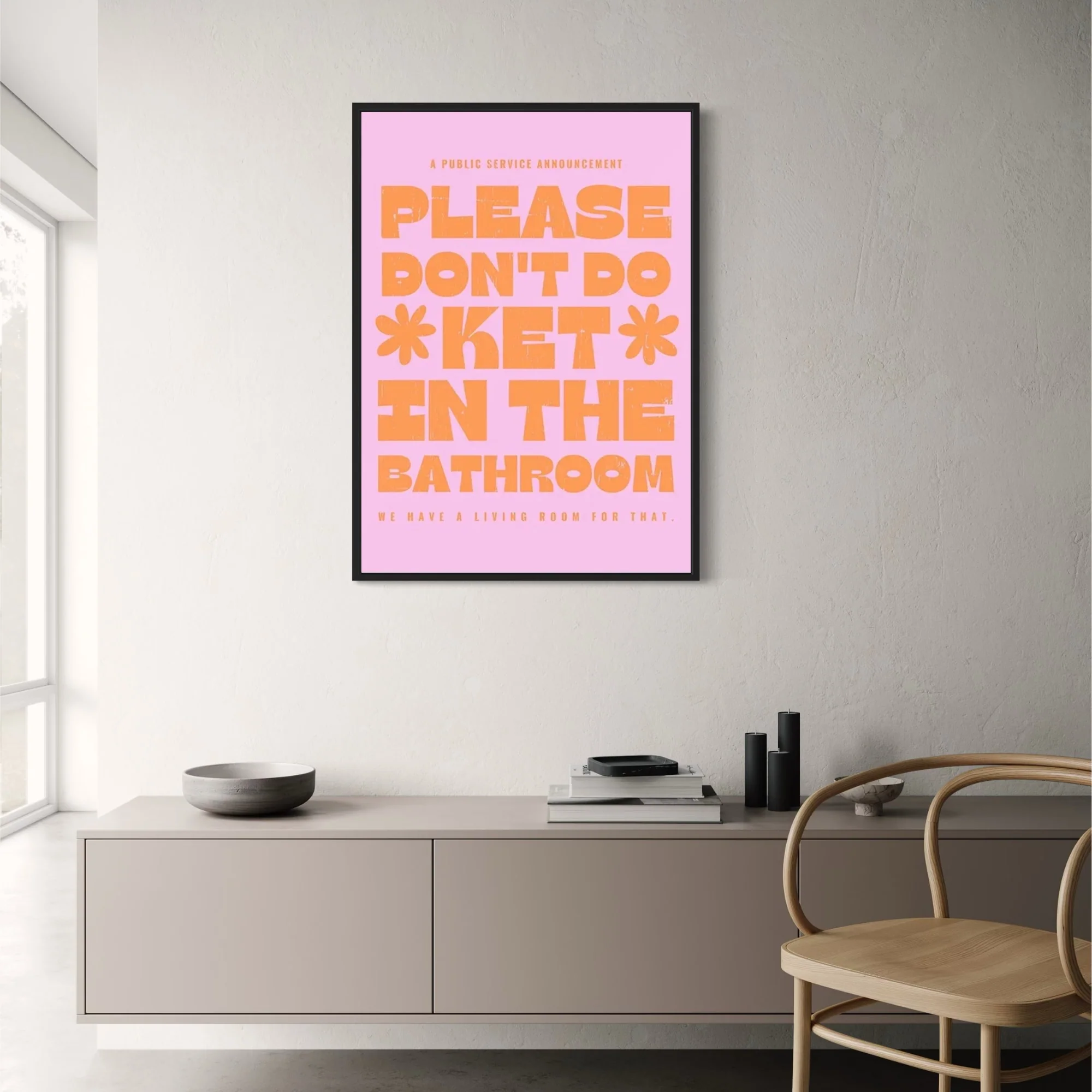 Please Don't Do Coke In The Bathroom #2 | Humorous PSA - Image 2