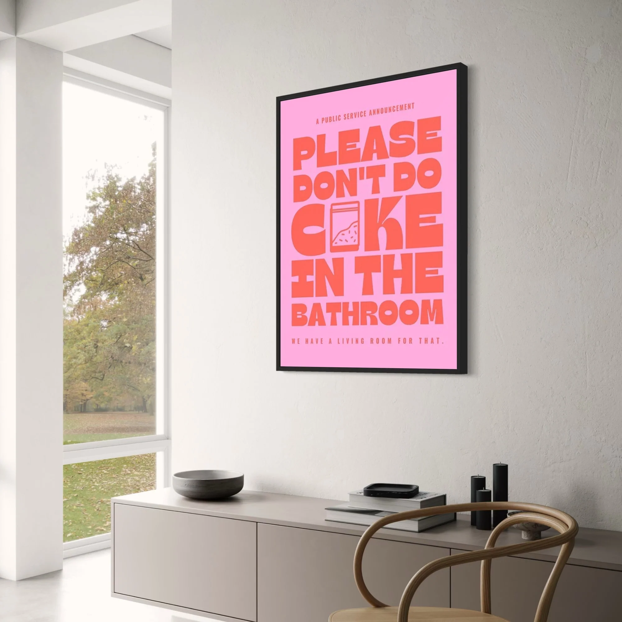 Please Don't Do Coke In The Bathroom #5 | Humorous PSA - Image 3