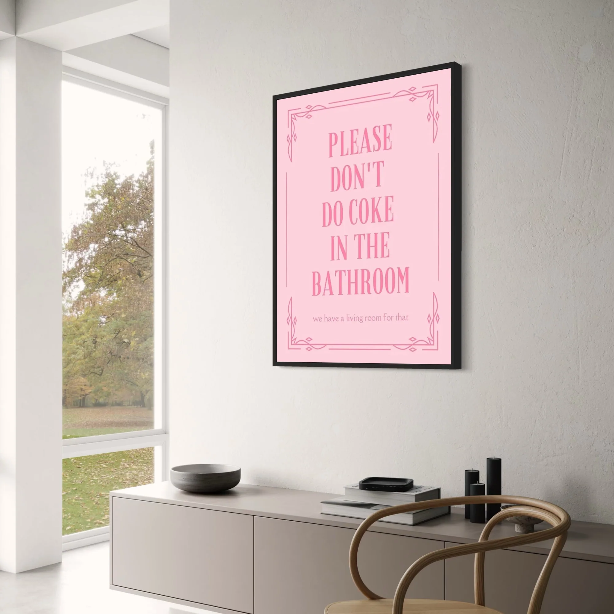 Please Don't Do Coke In The Bathroom | Humorous PSA - Image 3