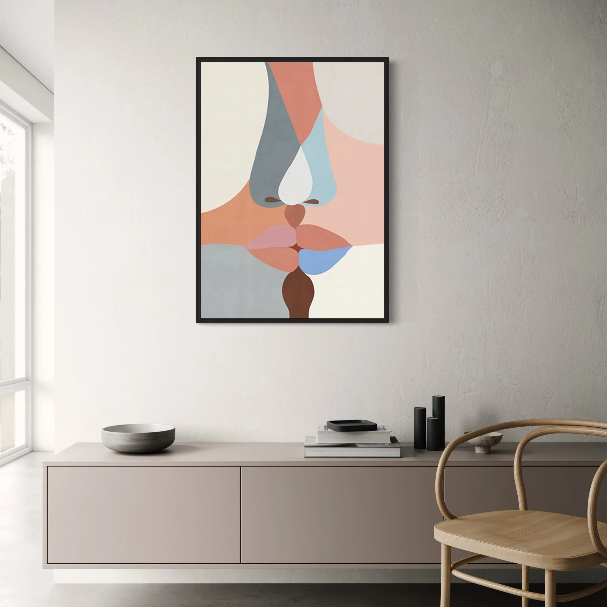 Faces in Fusion | Contemporary Abstract Art - Image 2