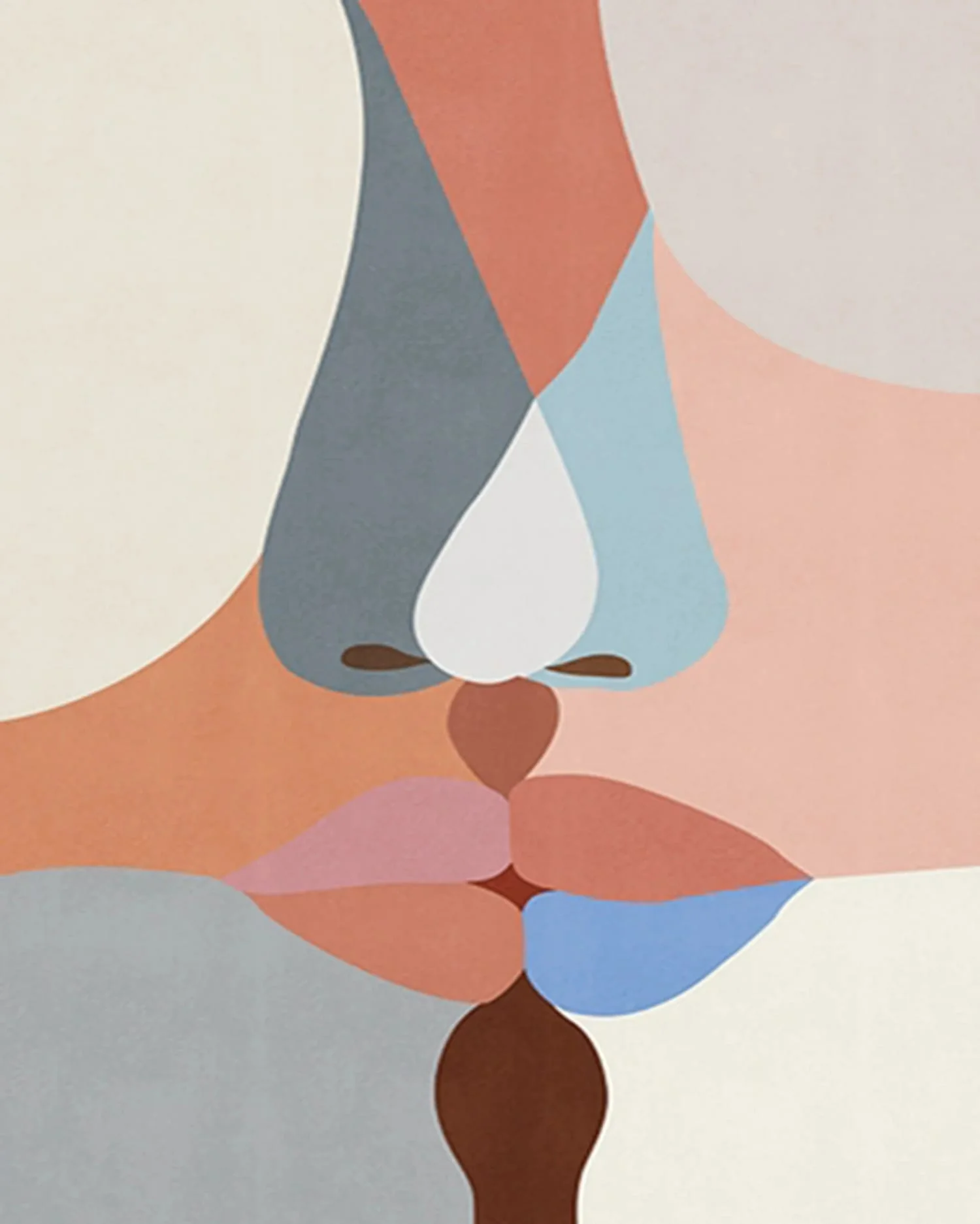 Faces in Fusion | Contemporary Abstract Art - Image 4