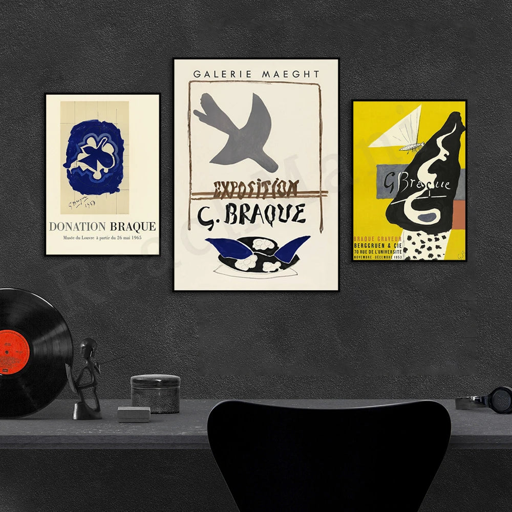 Georges Braque | Louvre 1965 Exhibition | Vintage Art - Image 3