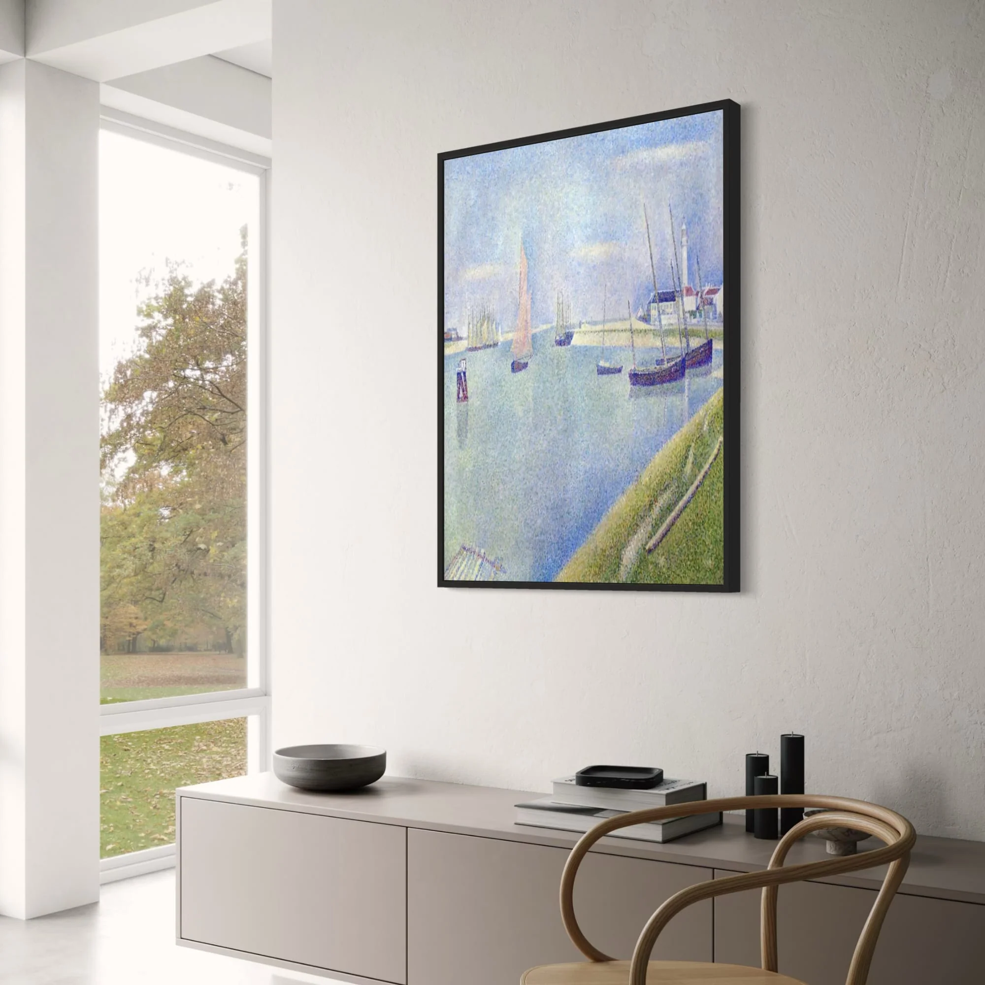 Seurat | The Canal of Gravelines | Impressionist Art - Image 3