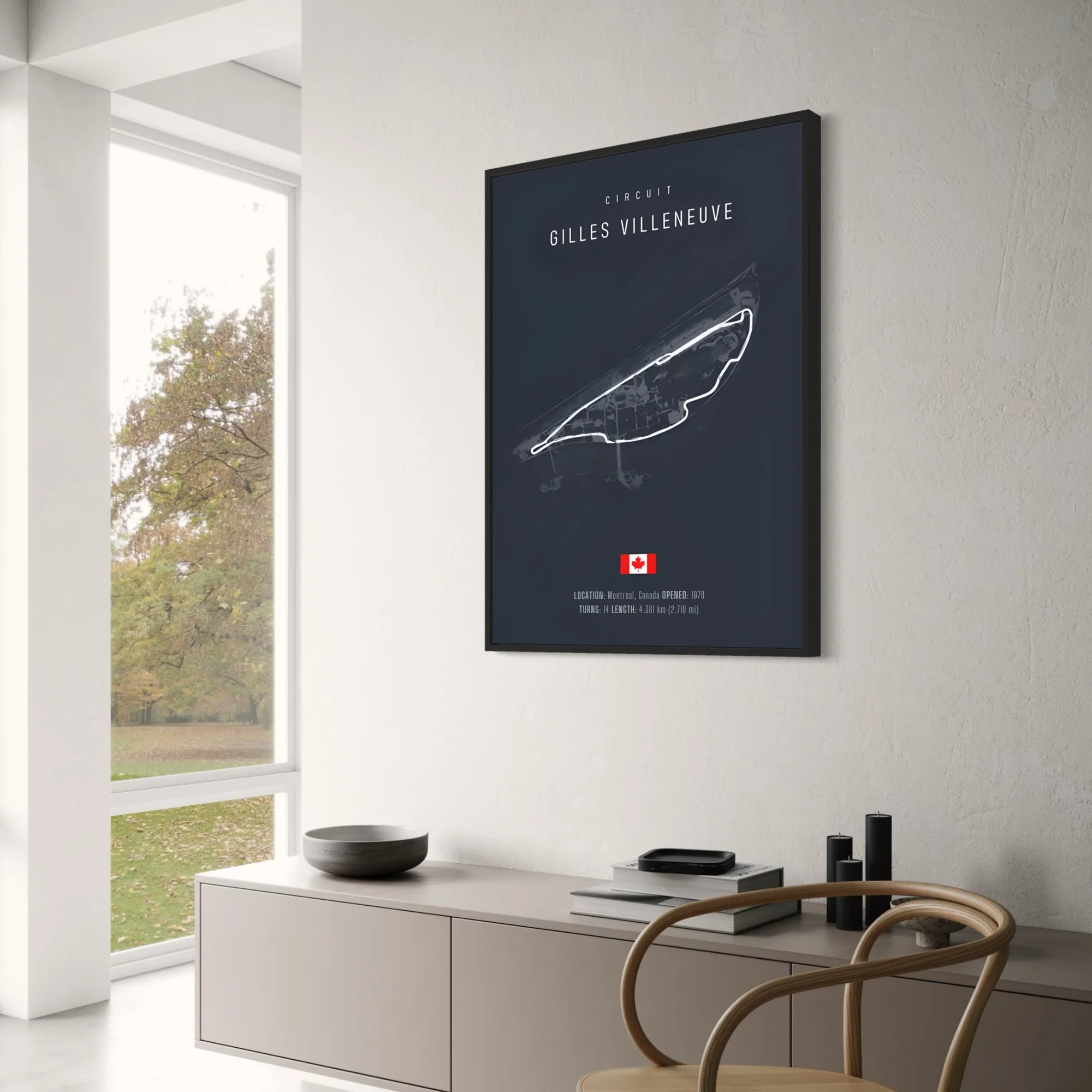 Gilles Villeneuve Circuit | F1 Track Layout Art - Image 3