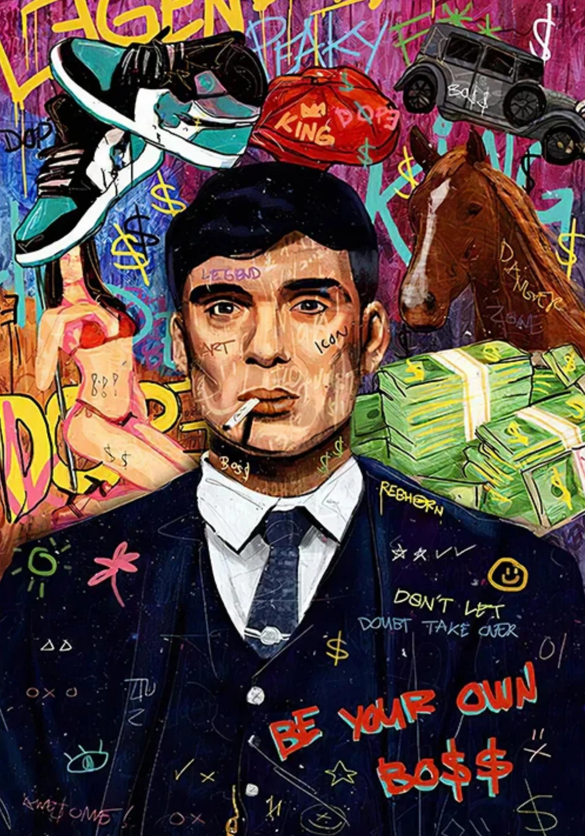 Godfather Pop Art | Graffiti Movie Star - Image 2