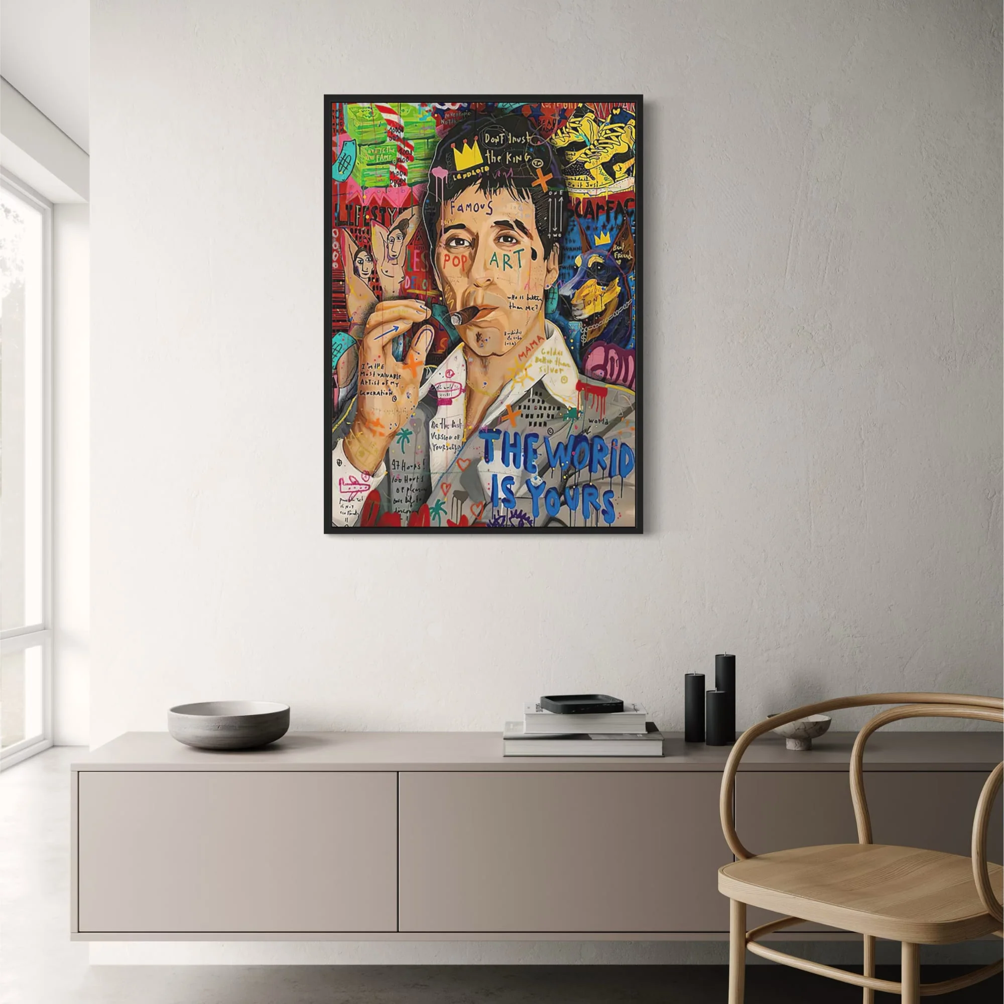 Godfather Graffiti Pop Art - Image 2