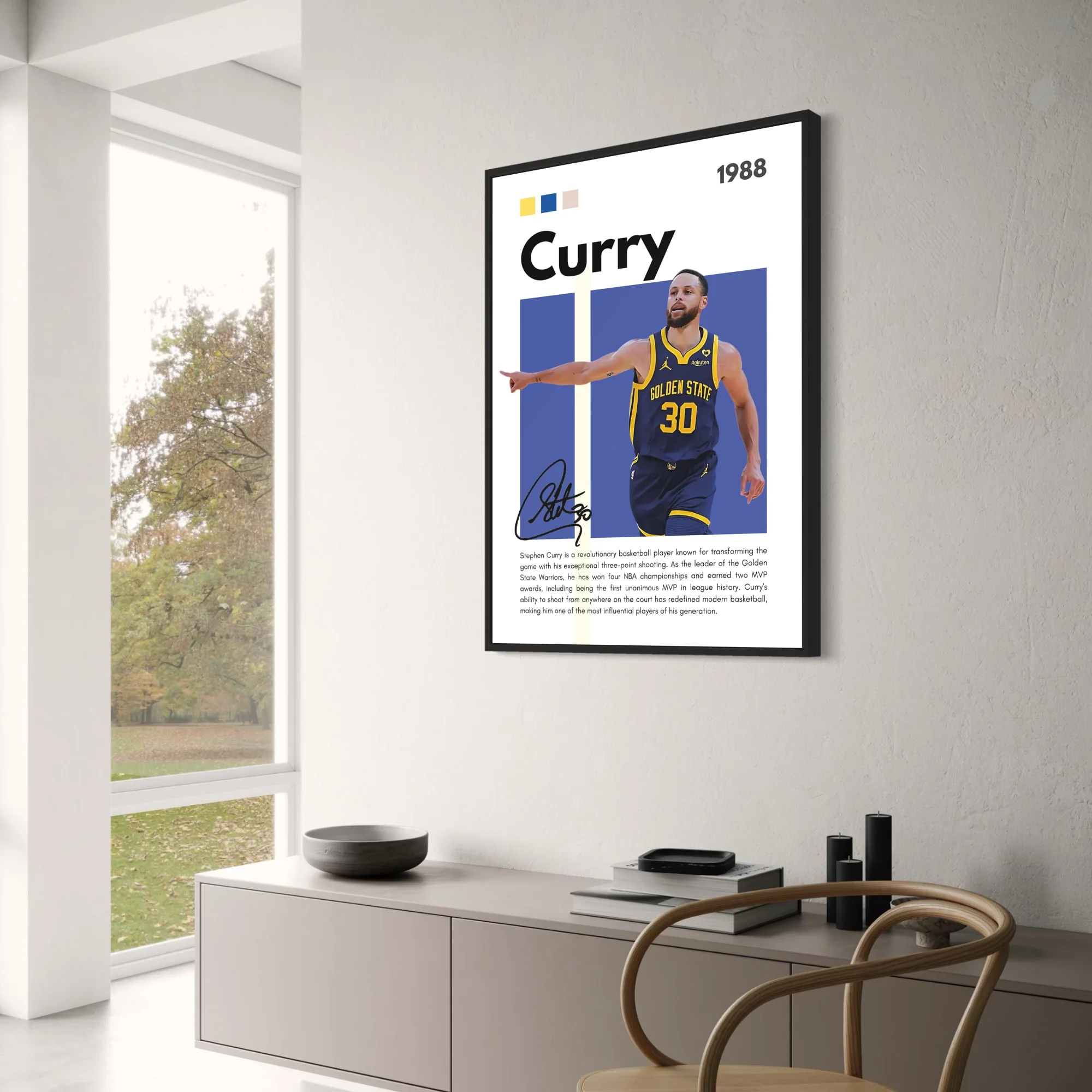 Stephen Curry | Warriors MVP Celebration | Vibrant Design - Image 3