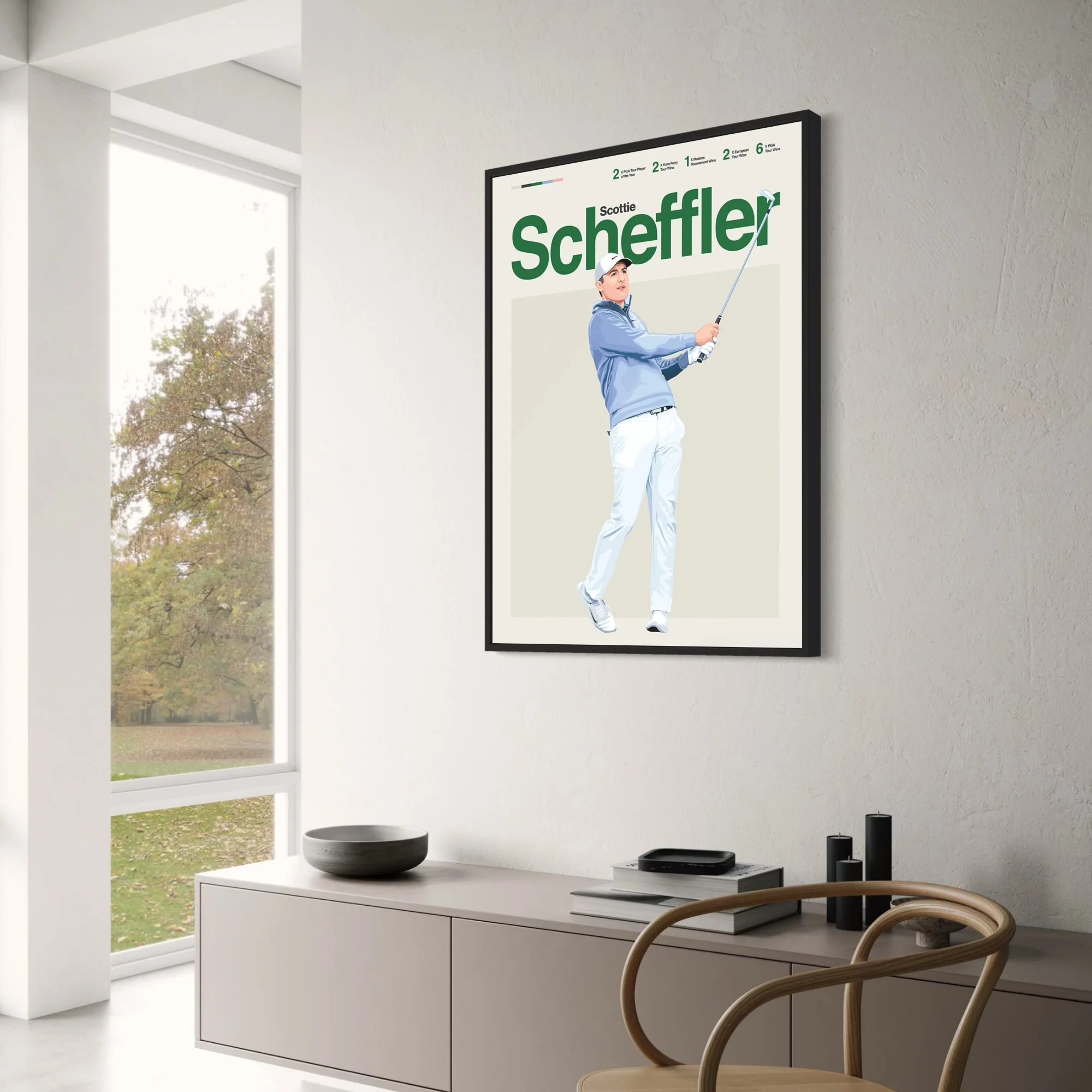 Scottie Scheffler | Golf Legends Dynamic Art - Image 3