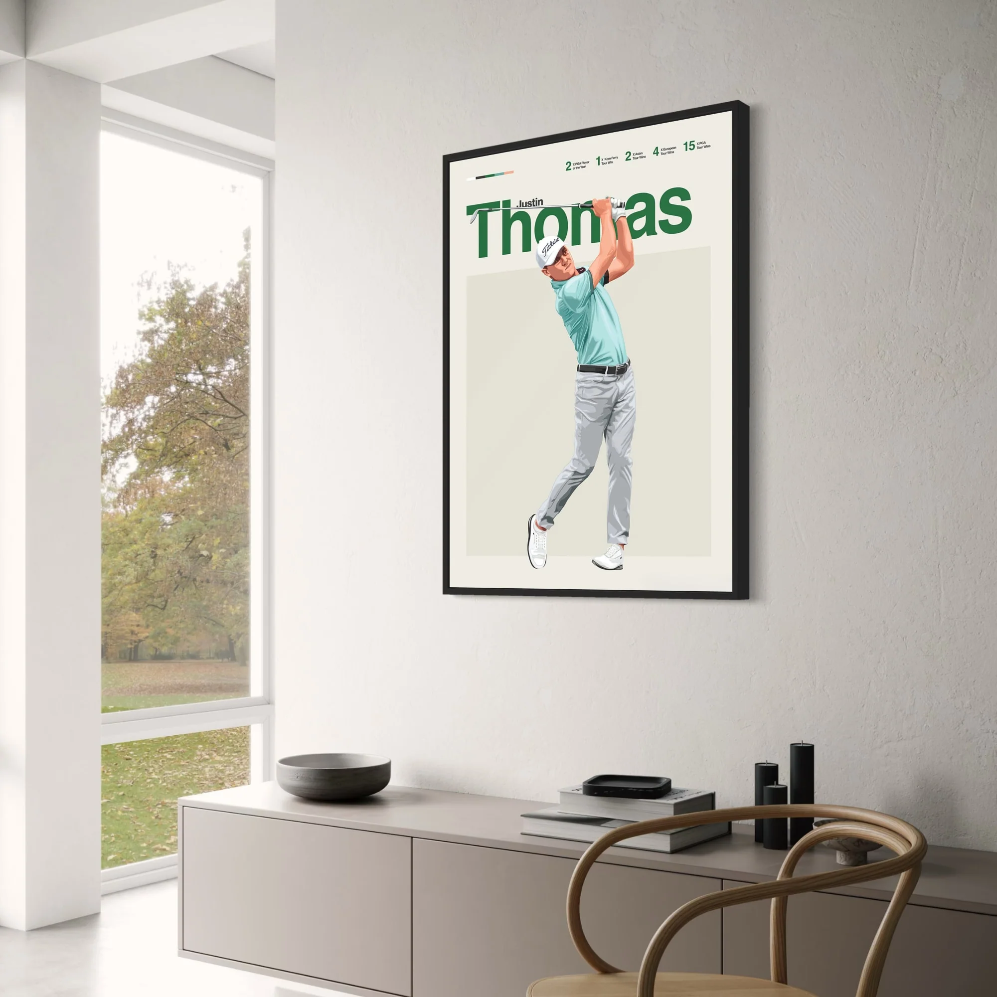 Justin Thomas | Golf Legend | Dynamic Art - Image 3