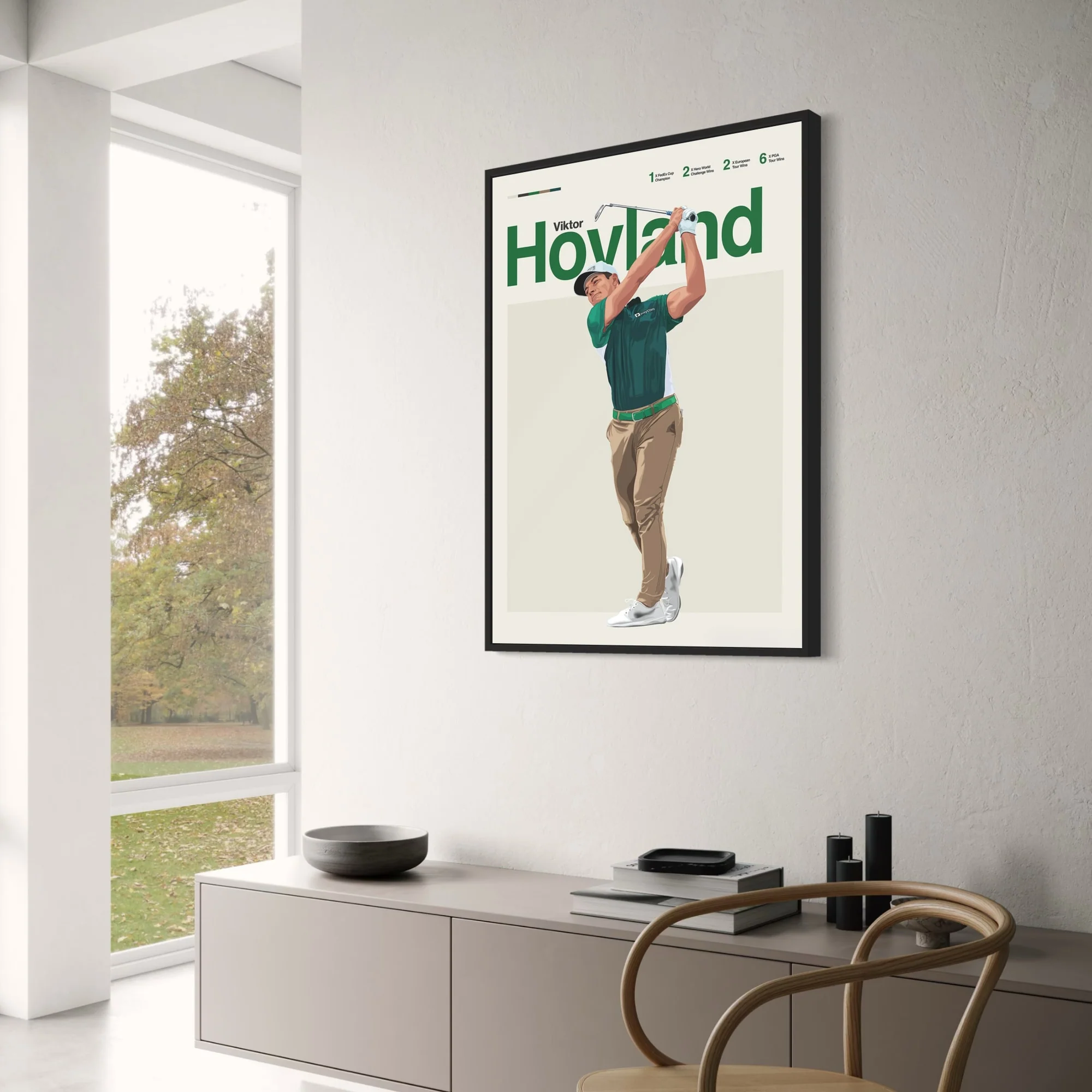 Viktor Hovland | Golf Legends Art - Image 3