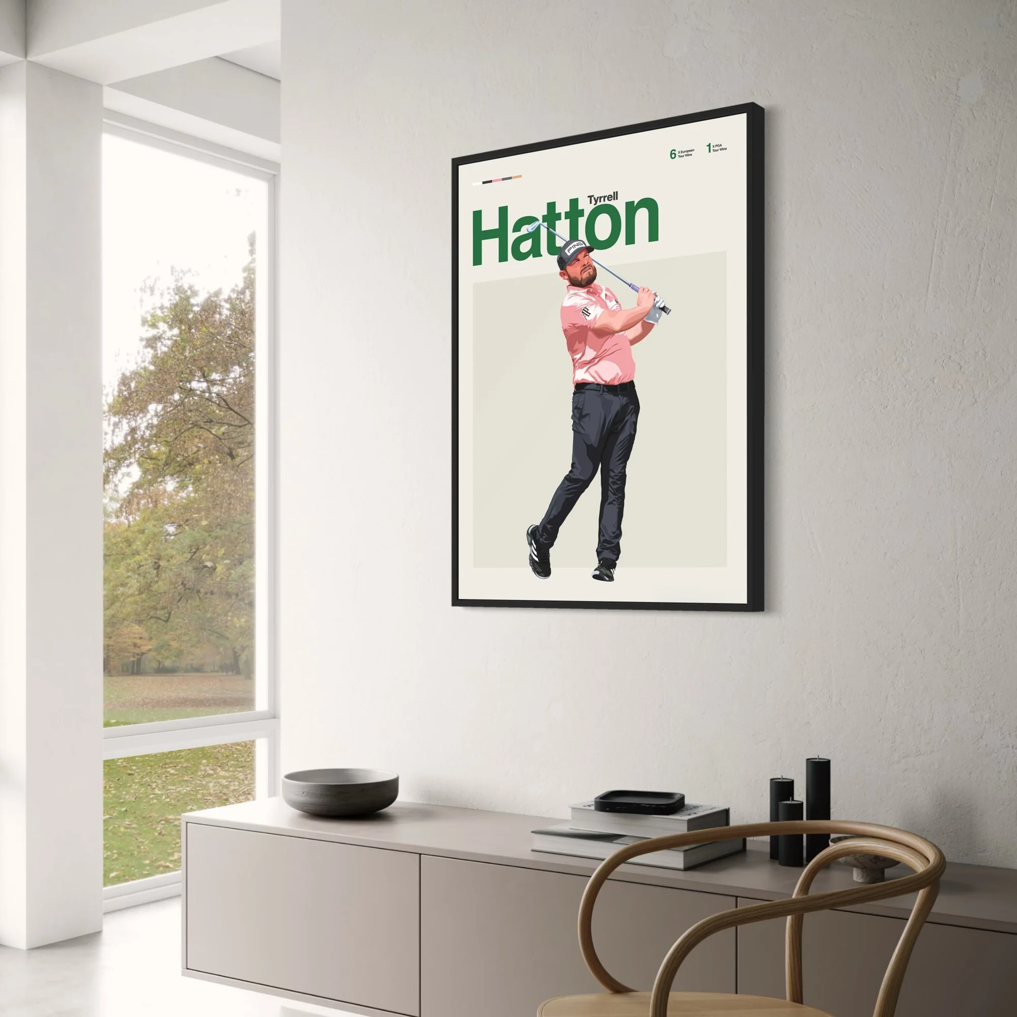 Tyrrell Hatton | Golf Legends Artwork - Image 3