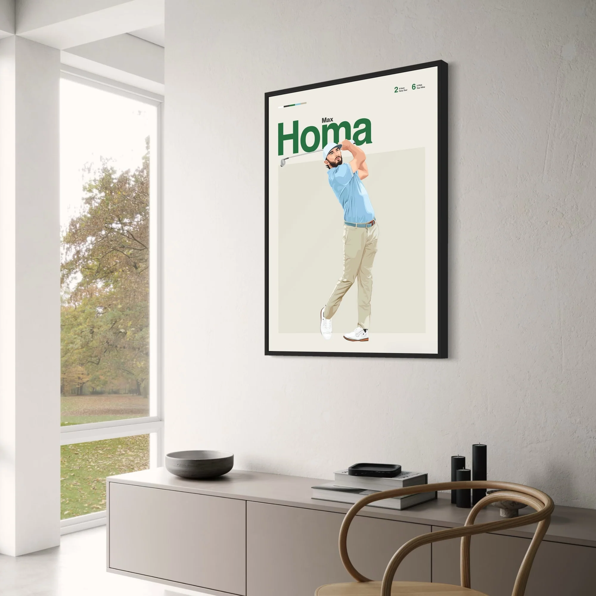 Max Homa | Golf Legends Art - Image 3