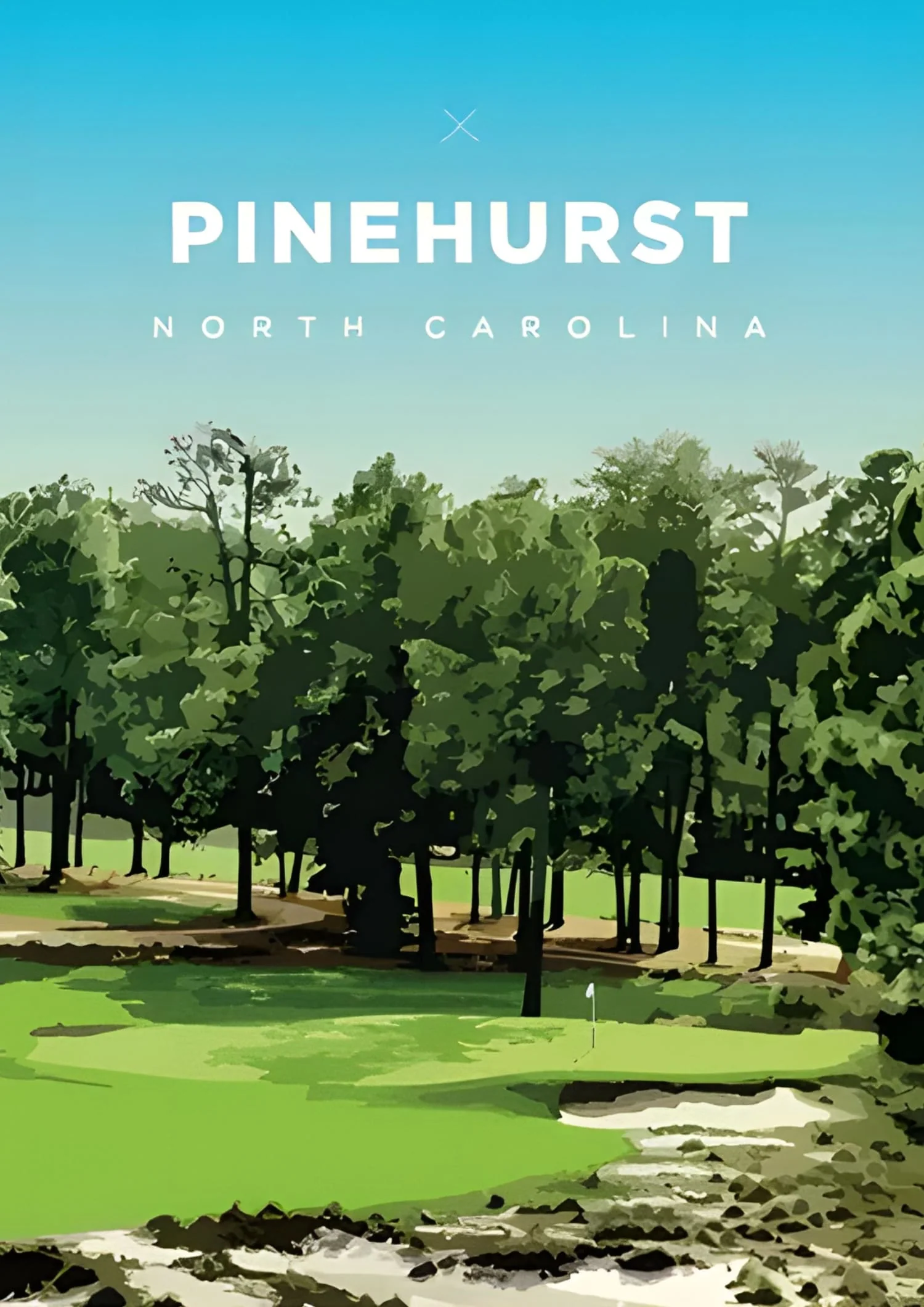 Pinehurst Golf Course | North Carolina Tribute - Image 4