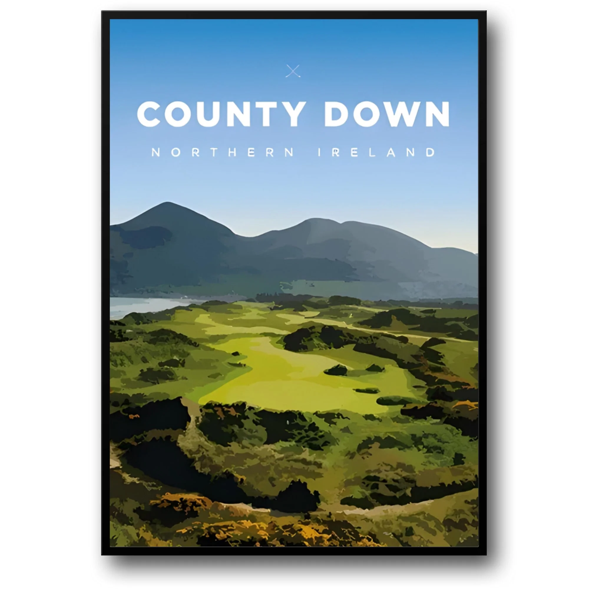 County Down Golf Course | Northern Ireland Scenic Art