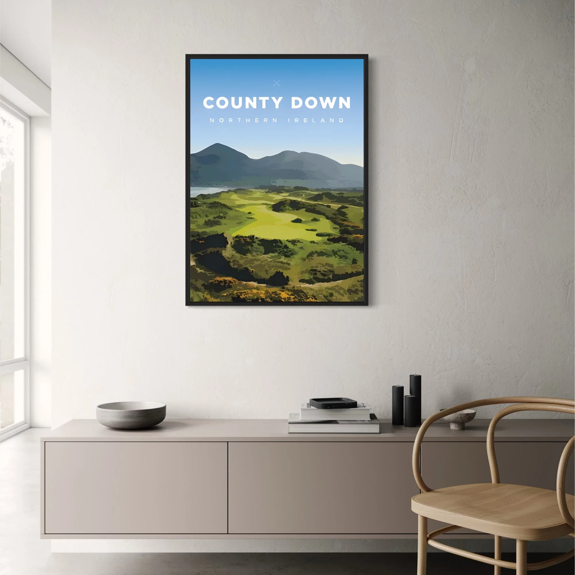 County Down Golf Course | Northern Ireland Scenic Art - Image 2