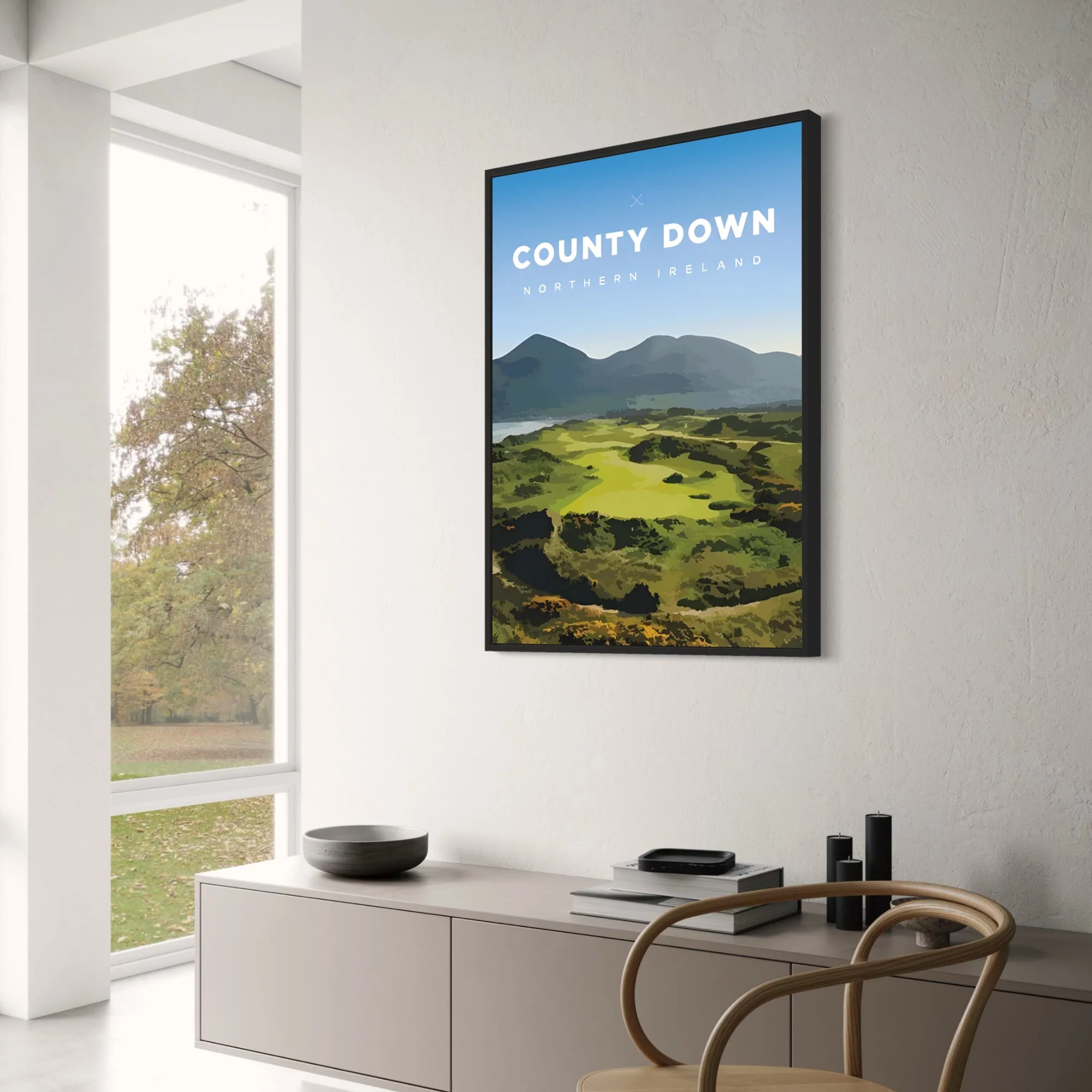 County Down Golf Course | Northern Ireland Scenic Art - Image 3