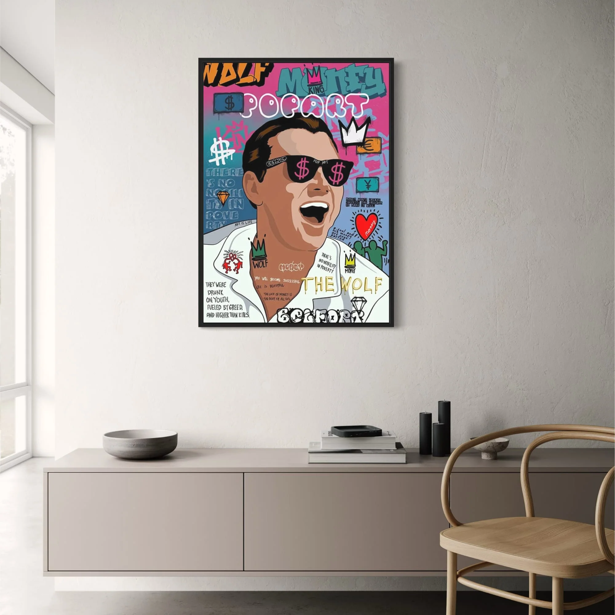 Scarface Mona Lisa | Graffiti Pop Artwork - Image 2