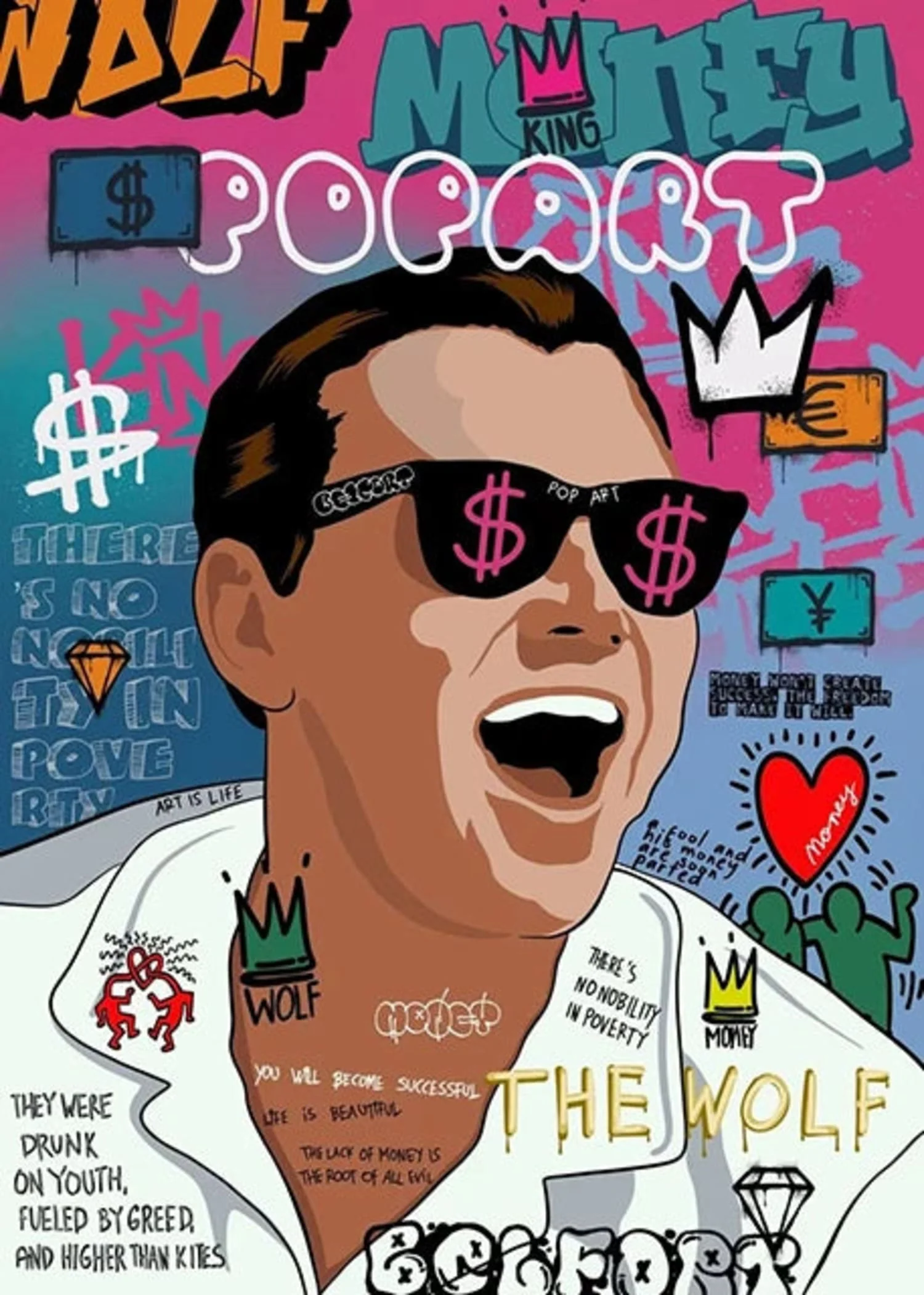 Scarface Mona Lisa | Graffiti Pop Artwork - Image 4