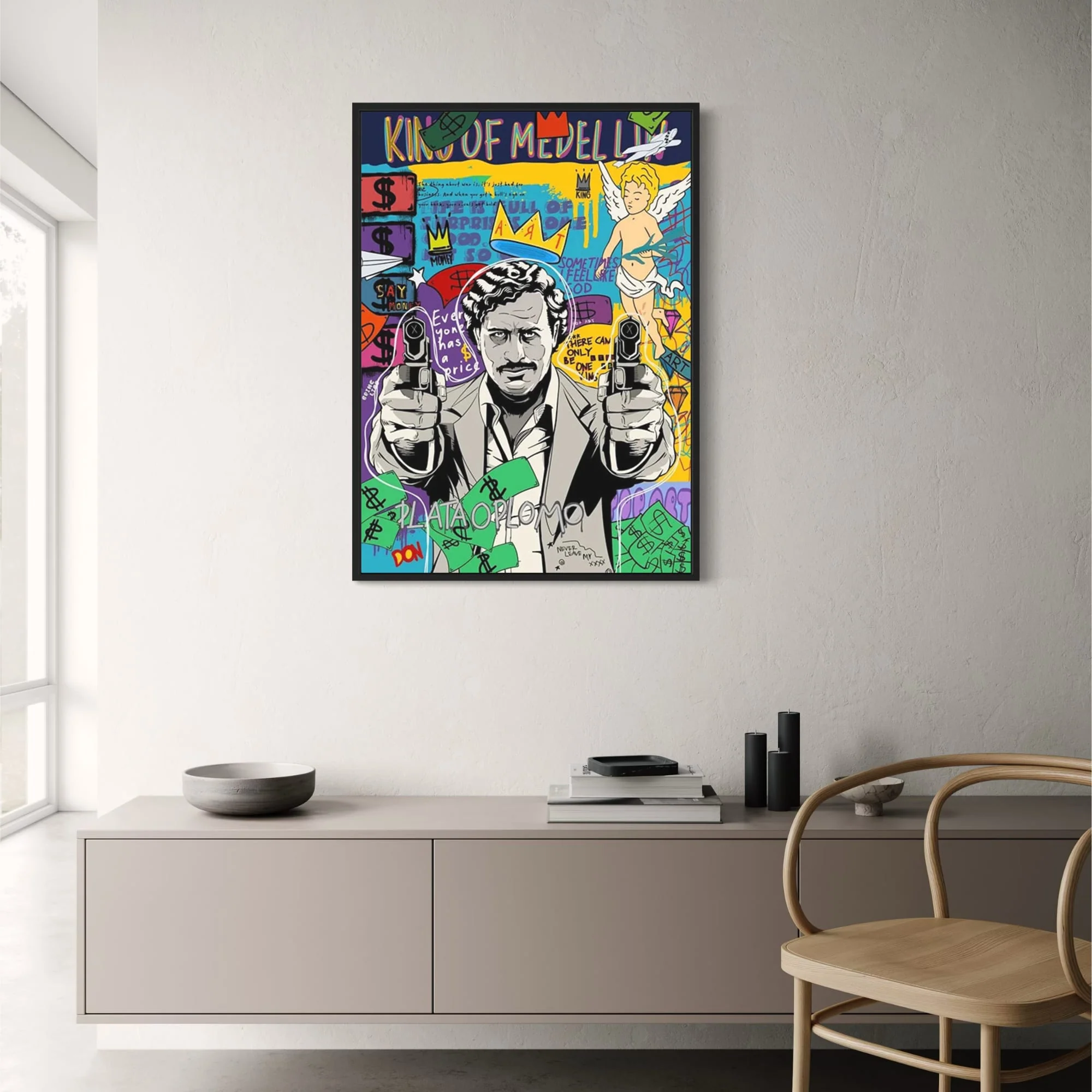 Scarface Graffiti Pop Art | Mona Lisa Abstract - Image 2