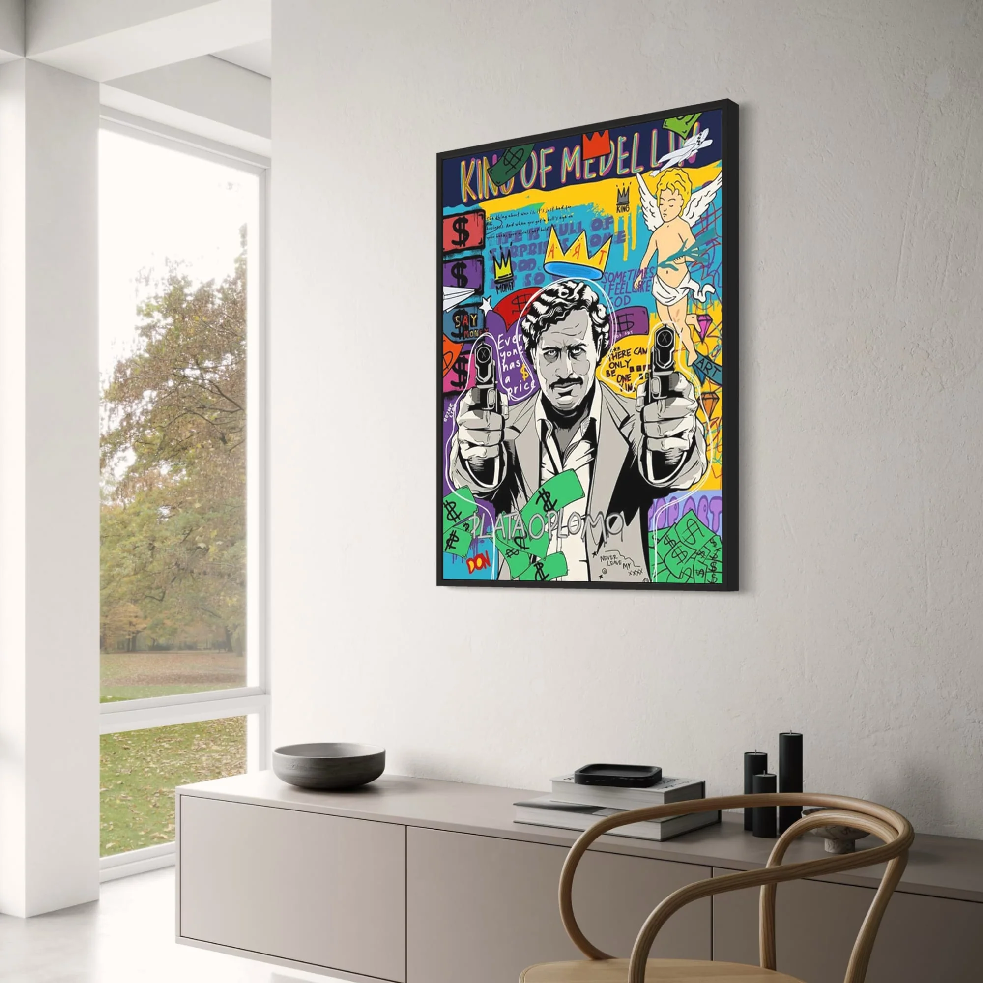 Scarface Graffiti Pop Art | Mona Lisa Abstract - Image 3