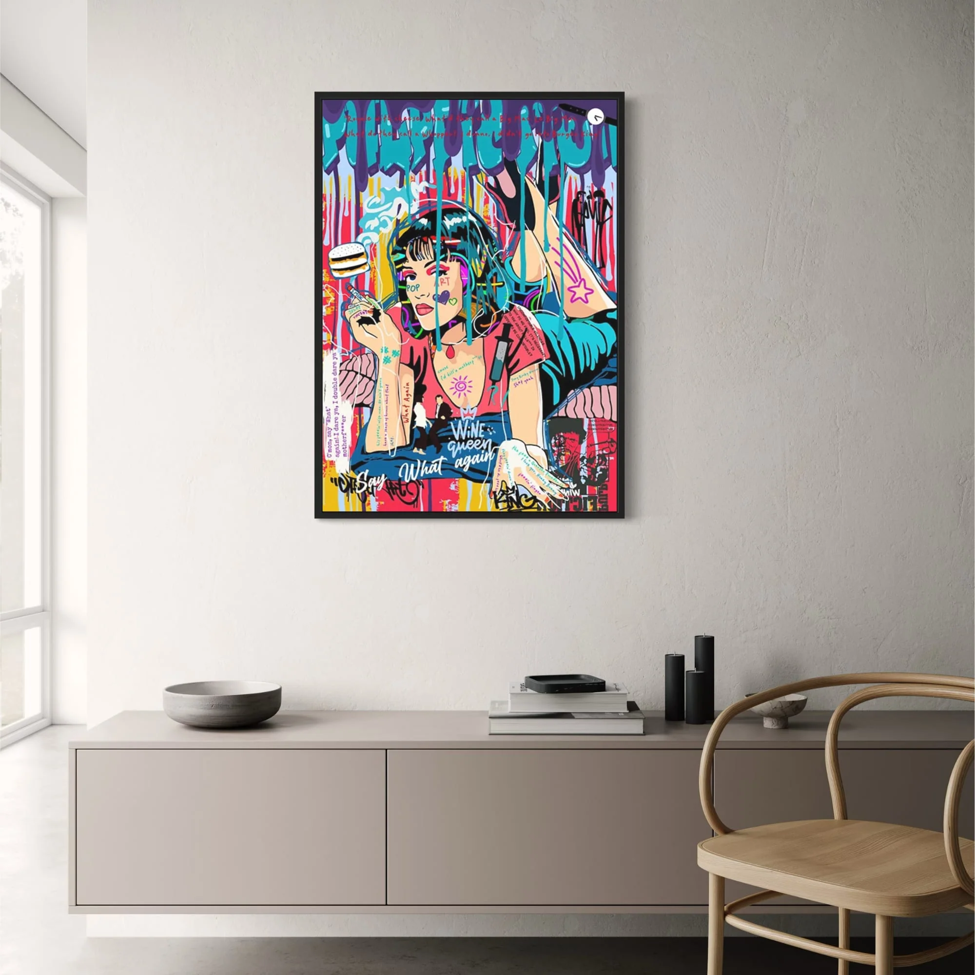 Scarface Graffiti | Mona Lisa Abstract - Image 2