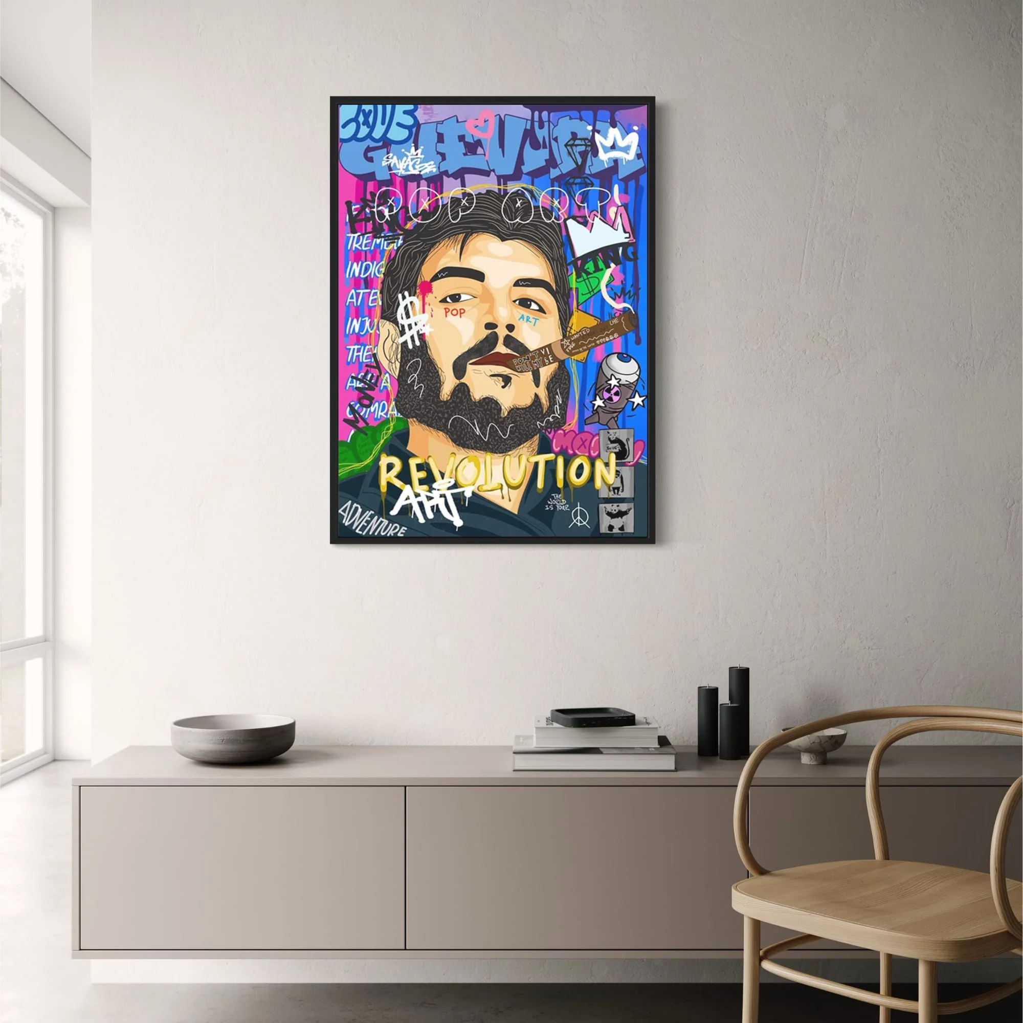 Scarface & Mona Lisa | Graffiti Abstract - Image 2