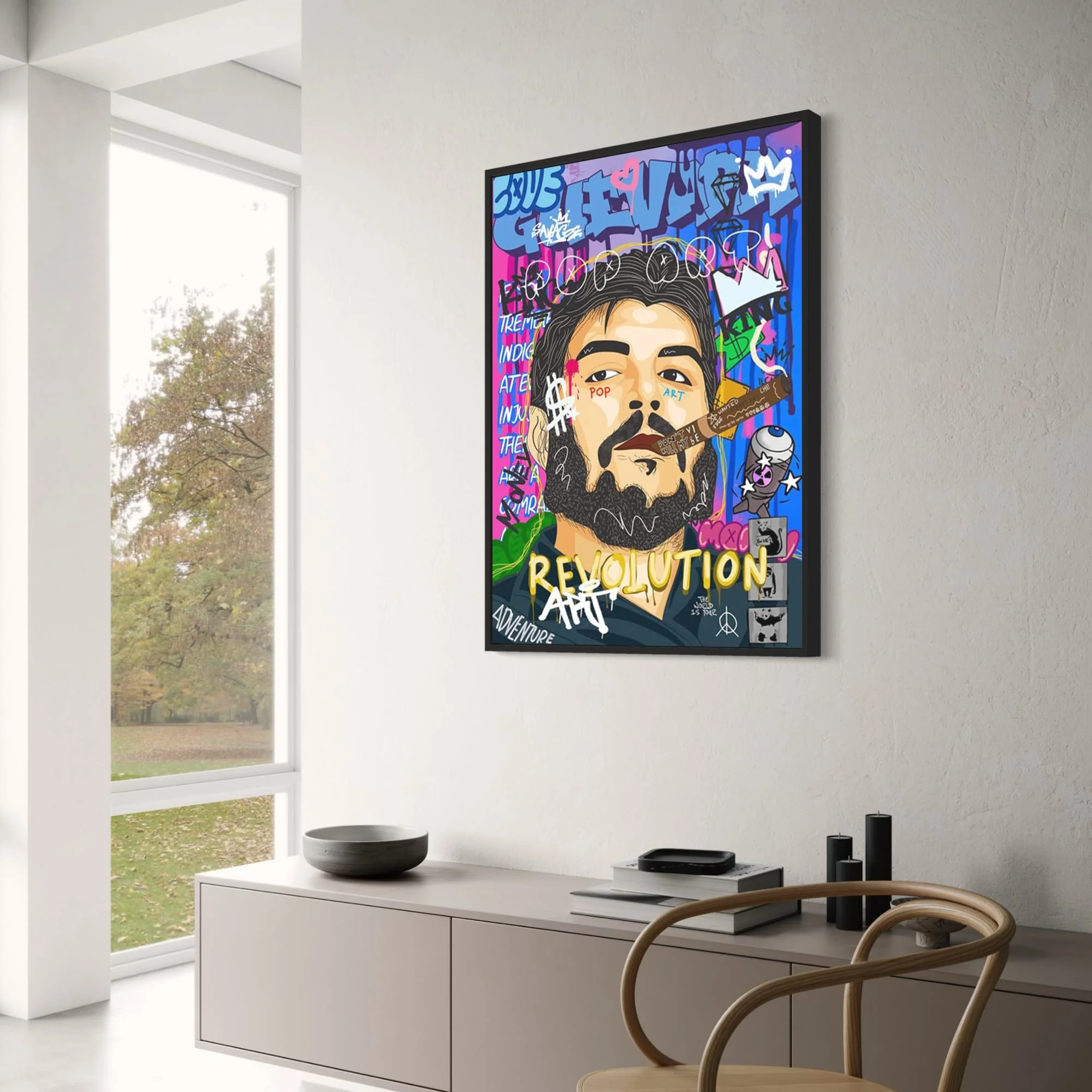 Scarface & Mona Lisa | Graffiti Abstract - Image 3