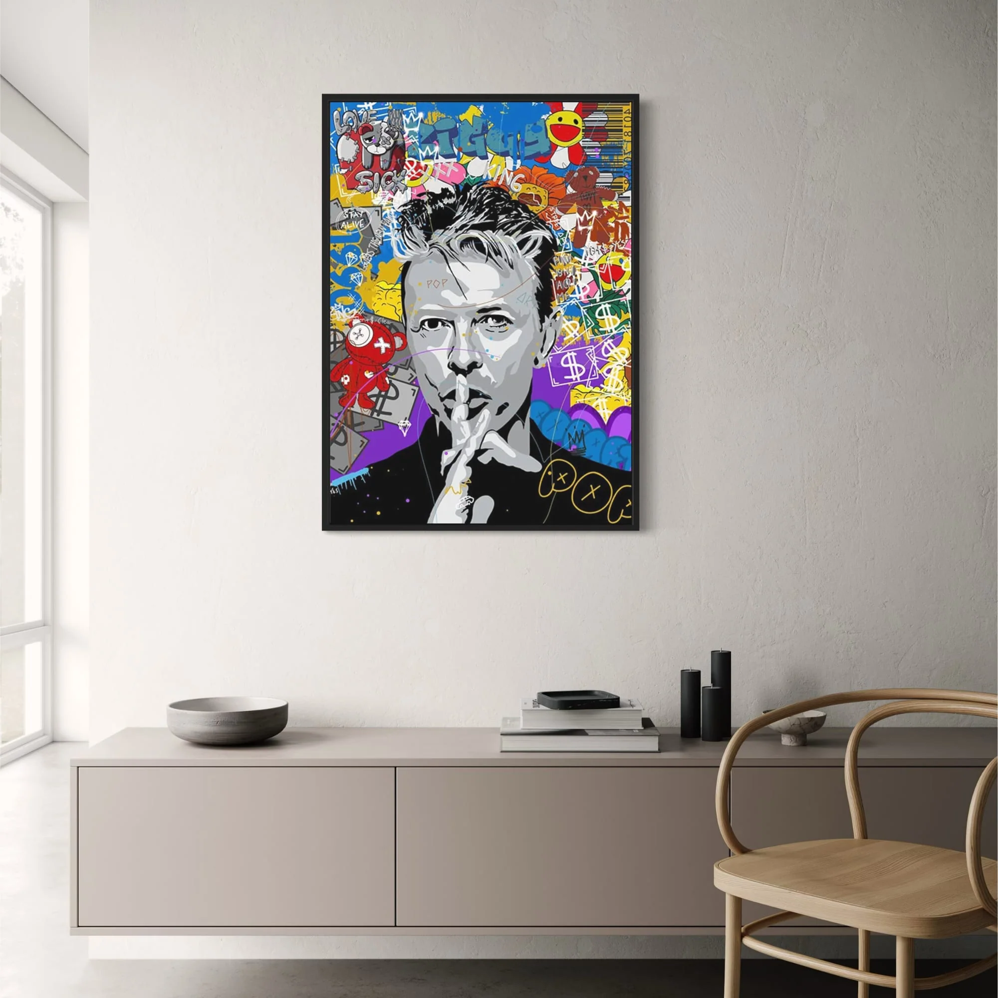 Scarface Mona Lisa | Graffiti Pop Art - Image 2