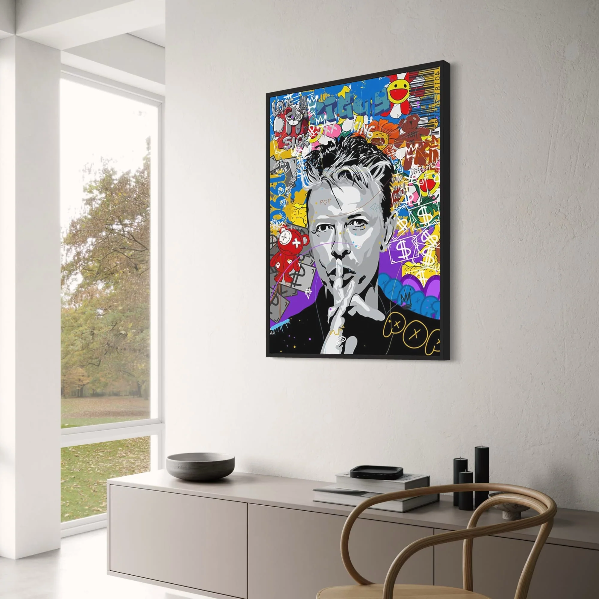 Scarface Mona Lisa | Graffiti Pop Art - Image 3