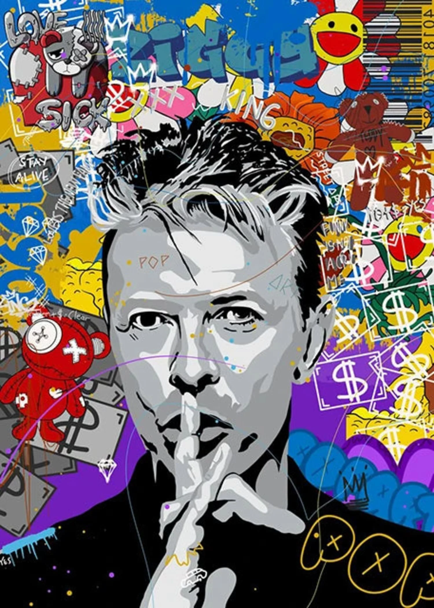 Scarface Mona Lisa | Graffiti Pop Art - Image 4