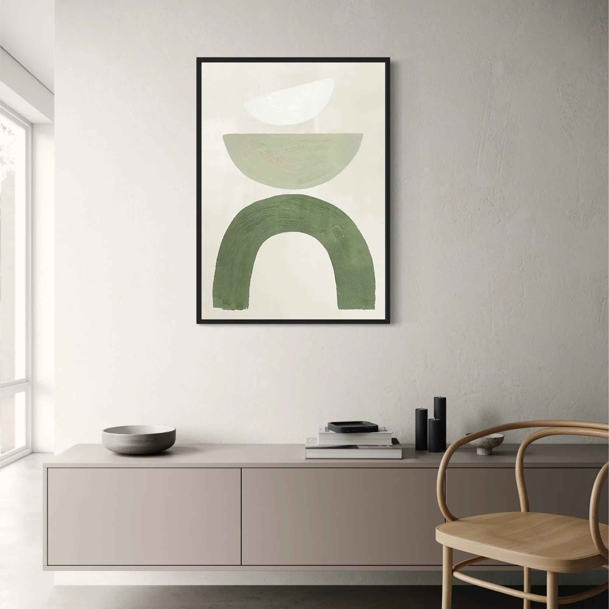 Simple Green Forms | Minimalist Modern Oasis - Image 2