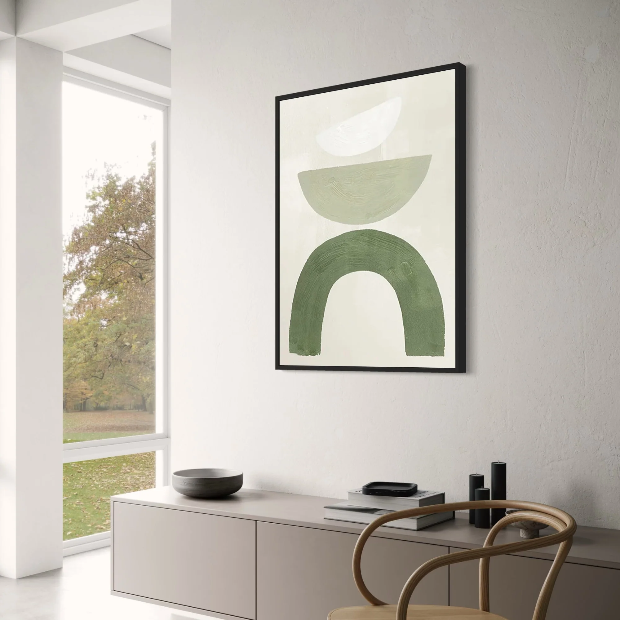 Simple Green Forms | Minimalist Modern Oasis - Image 3