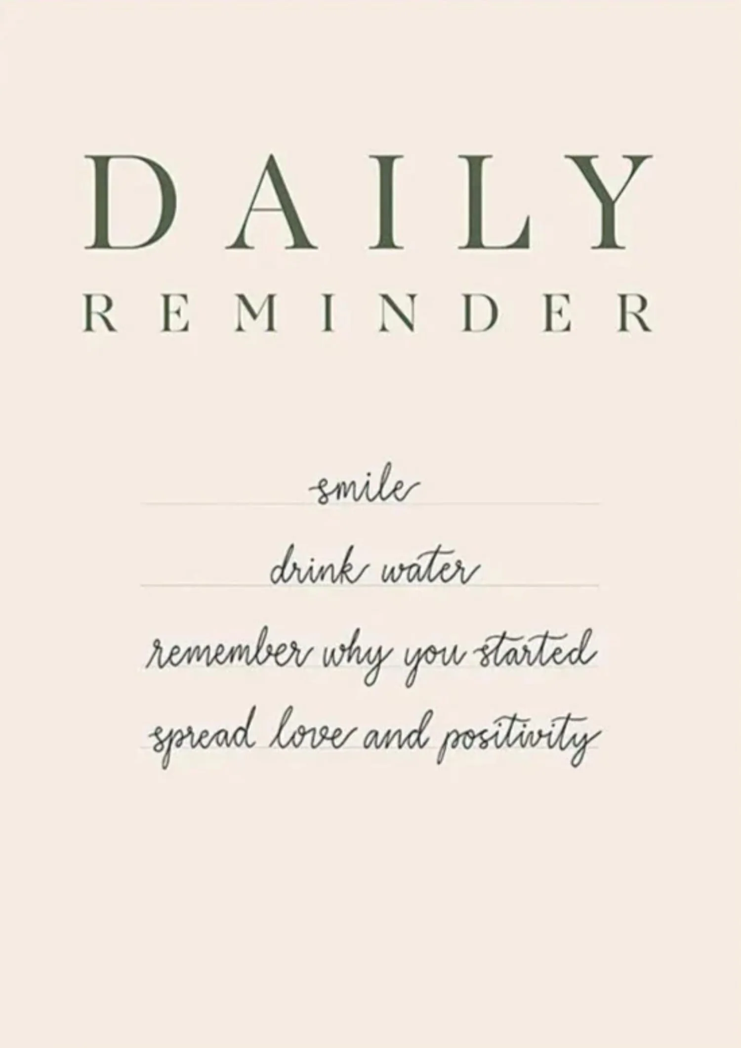 Smile & Drink Water | Positive Vibes | Motivational - Image 4